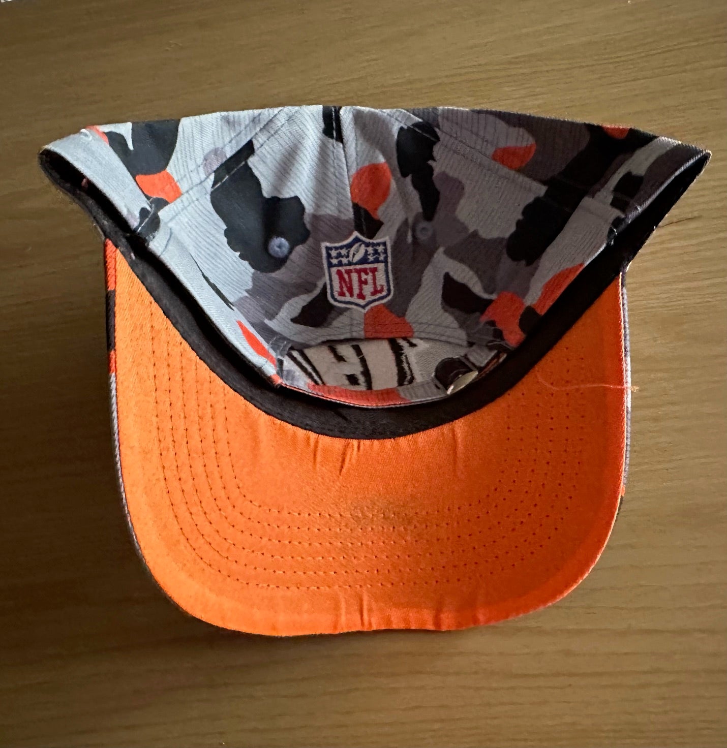 Cincinnati Bengals NFL Camo Baseball Cap Multicolour New With Sticker