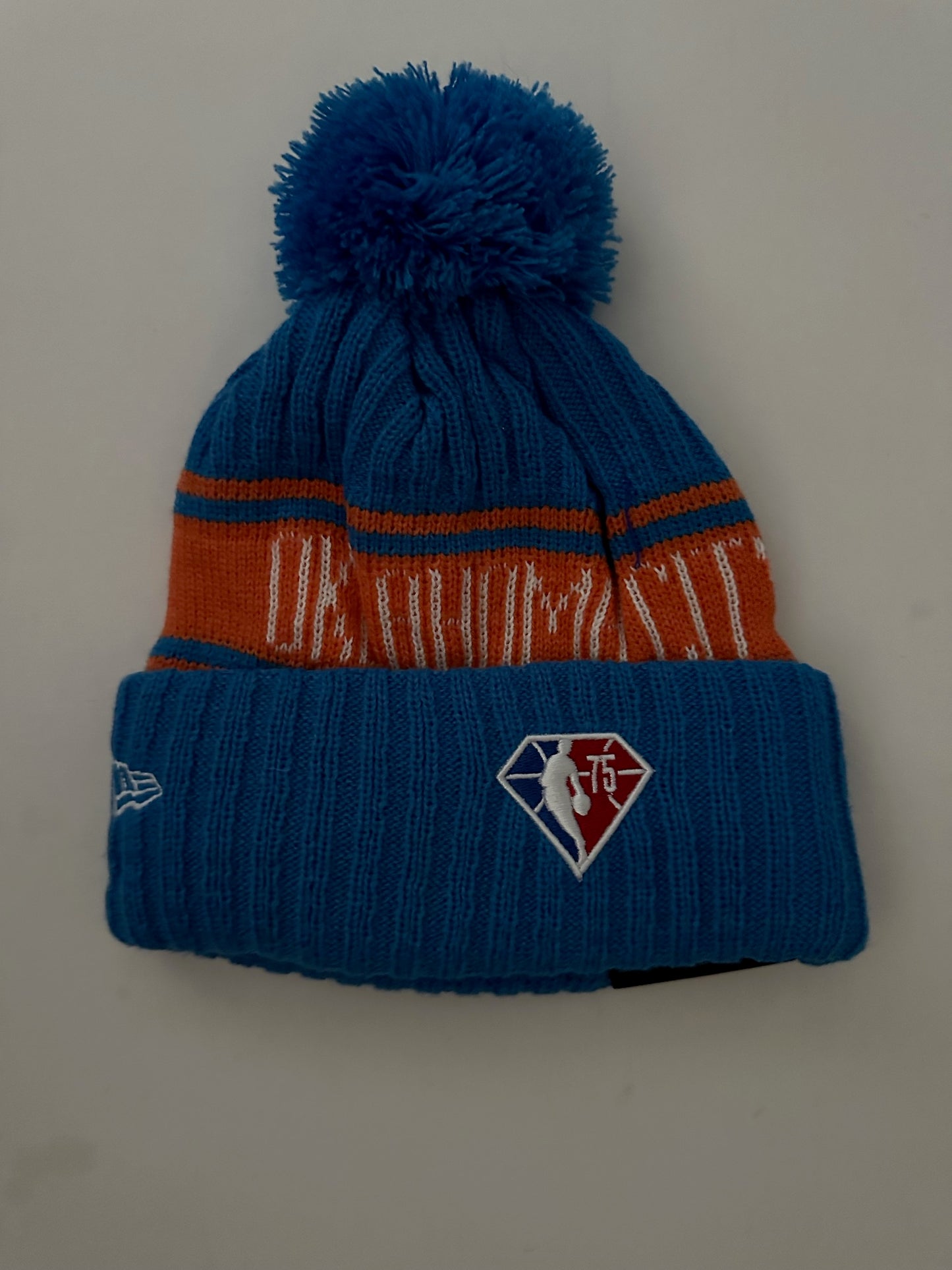 Oklahoma OKC Thunder NBA Bobble Beanie Multi Colour With Tags on