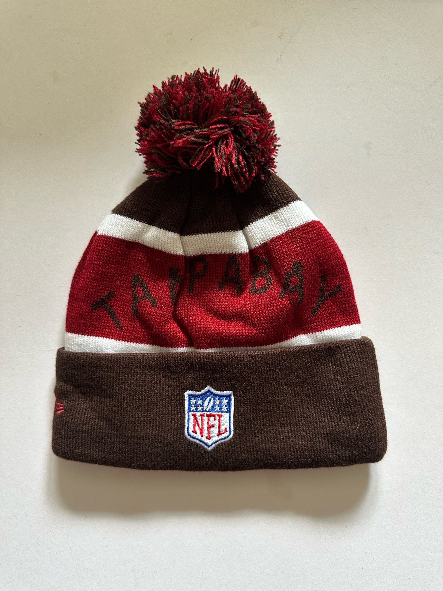 Tampa Bay Buccaneers NFL Bobble Beanie Multi Colour With Tags on