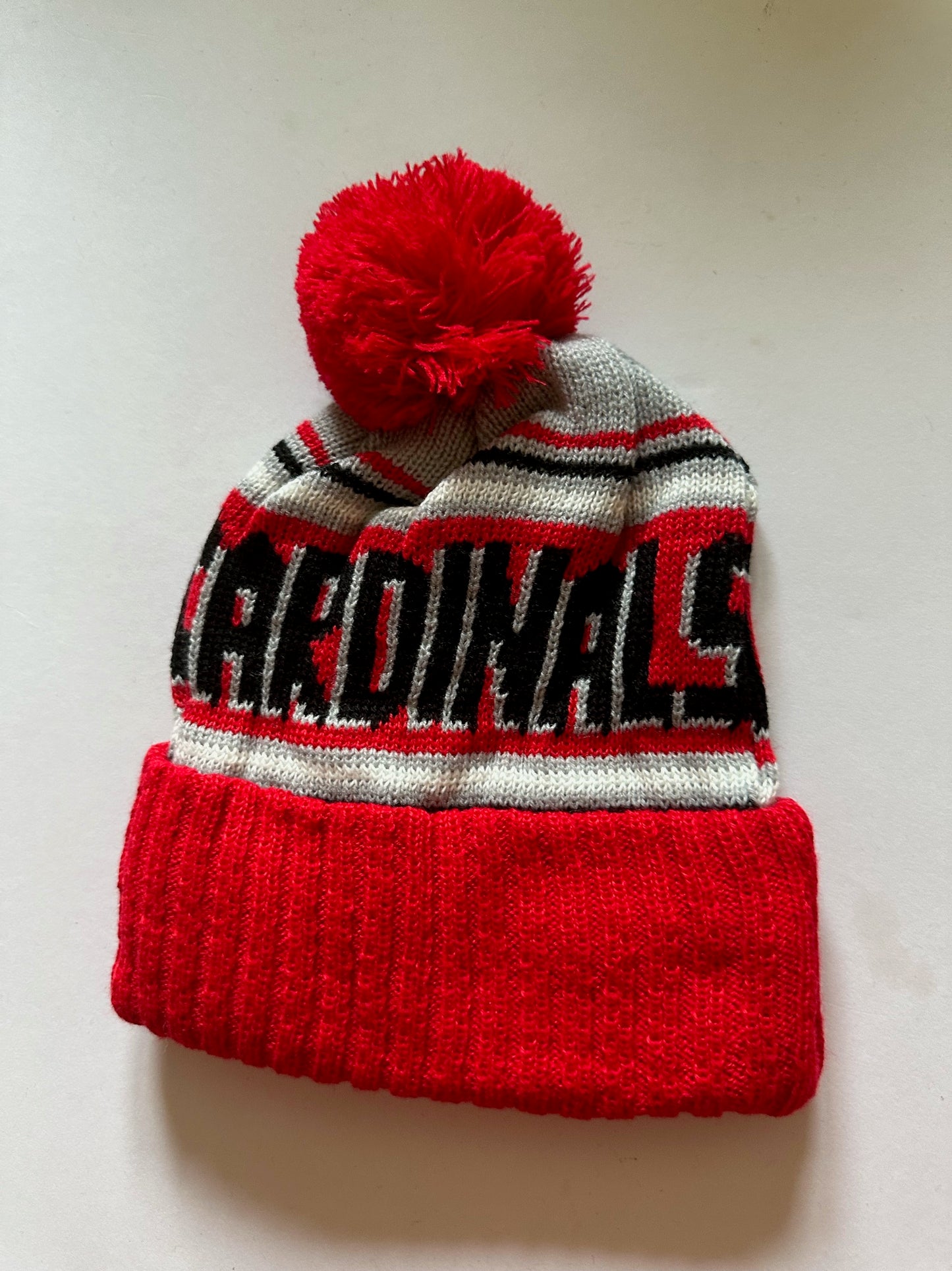 Arizona Cardinals NFL Bobble Beanie Multi Colour With Tags on