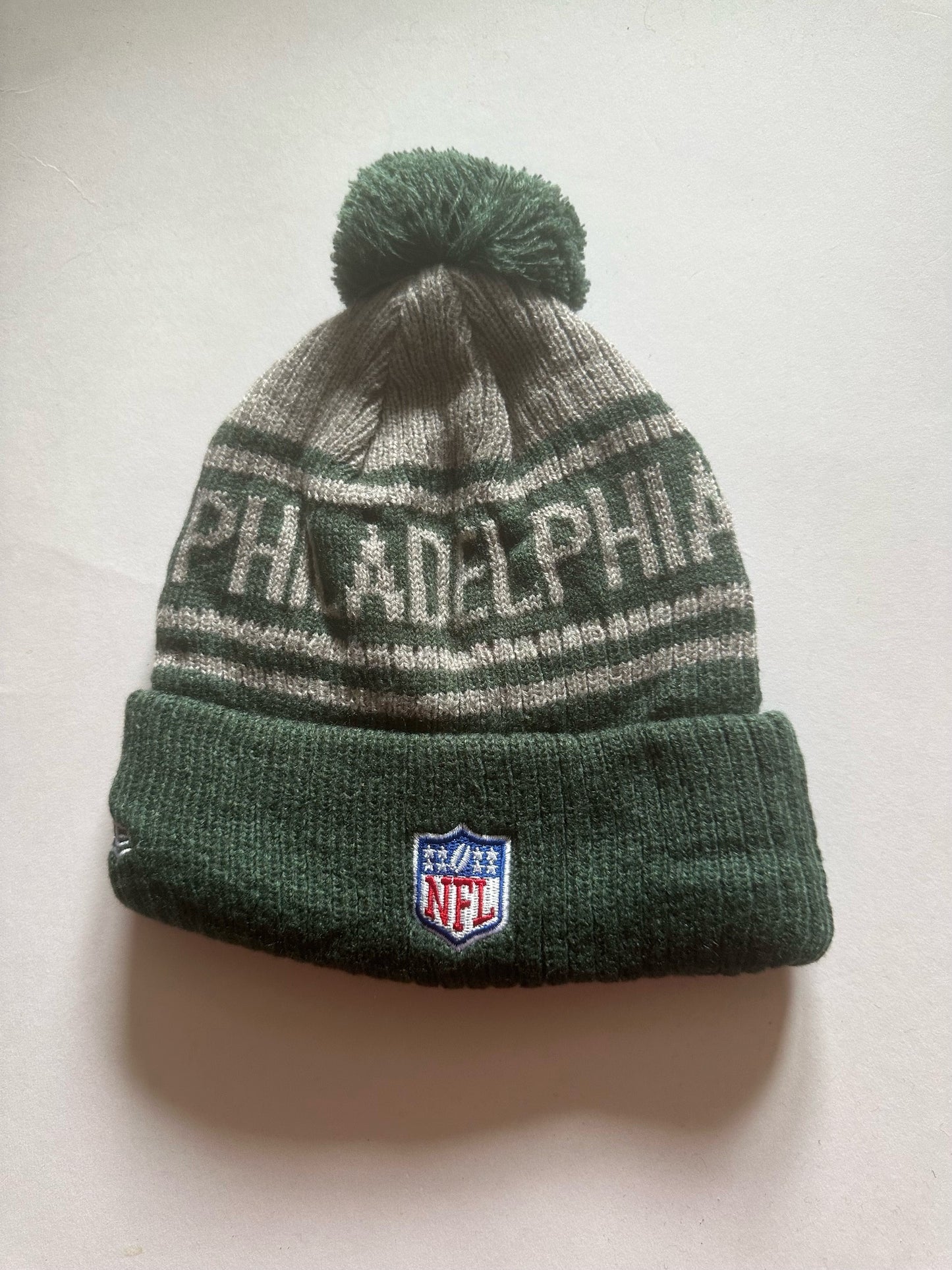 Philadelphia Eagles NFL Bobble Beanie Multi Colour With Tags on