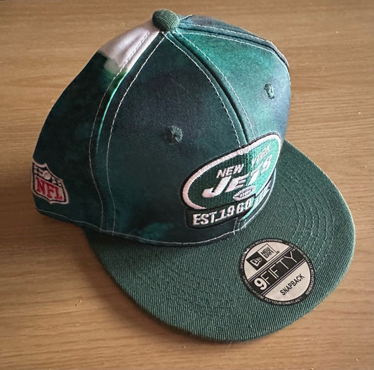 New York Jets NFL SnapBack Camo Baseball Cap Multicolour New With Sticker