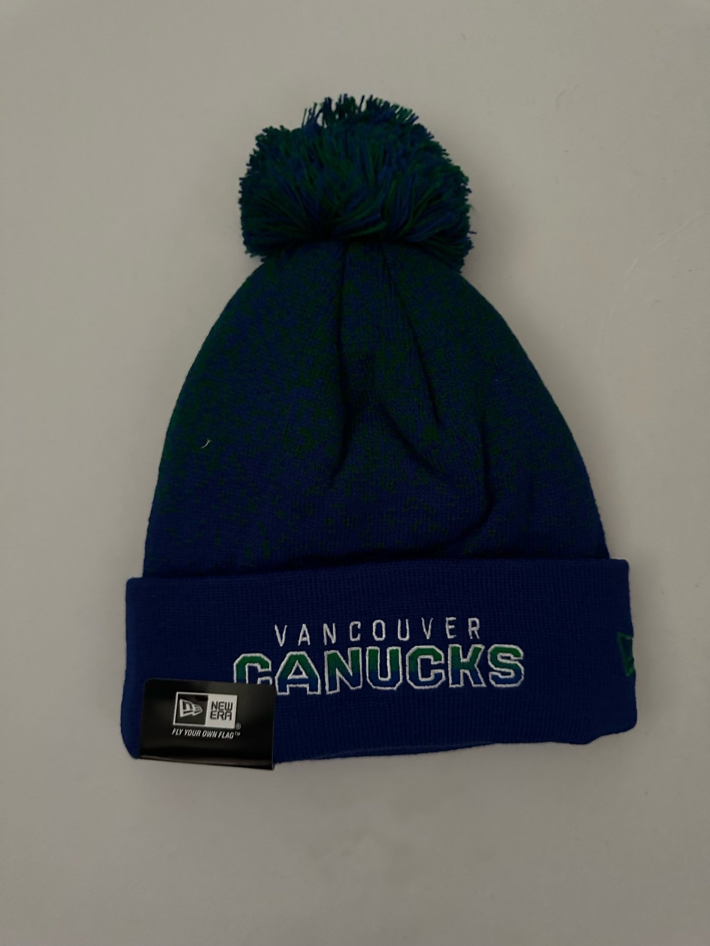 Vancouver Canucks NHL Bobble Beanie Multi Colour With Tags on