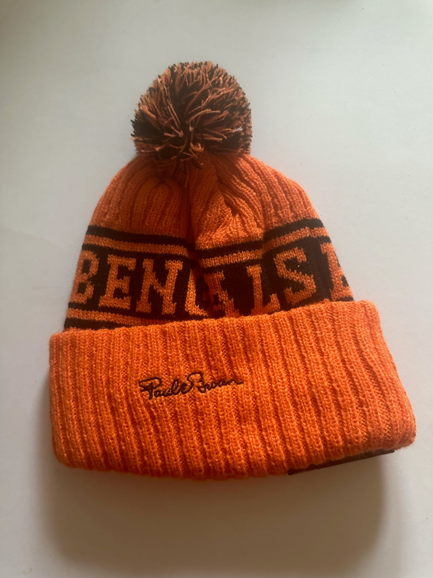 Cincinatti Bengals NFL Bobble Beanie Multi Colour With Tags on
