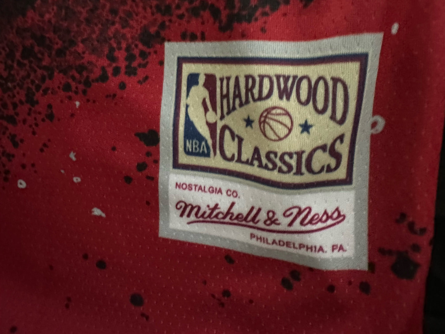 Retro Hardwood Classics Miami Heat Wade Basketball Vest Large