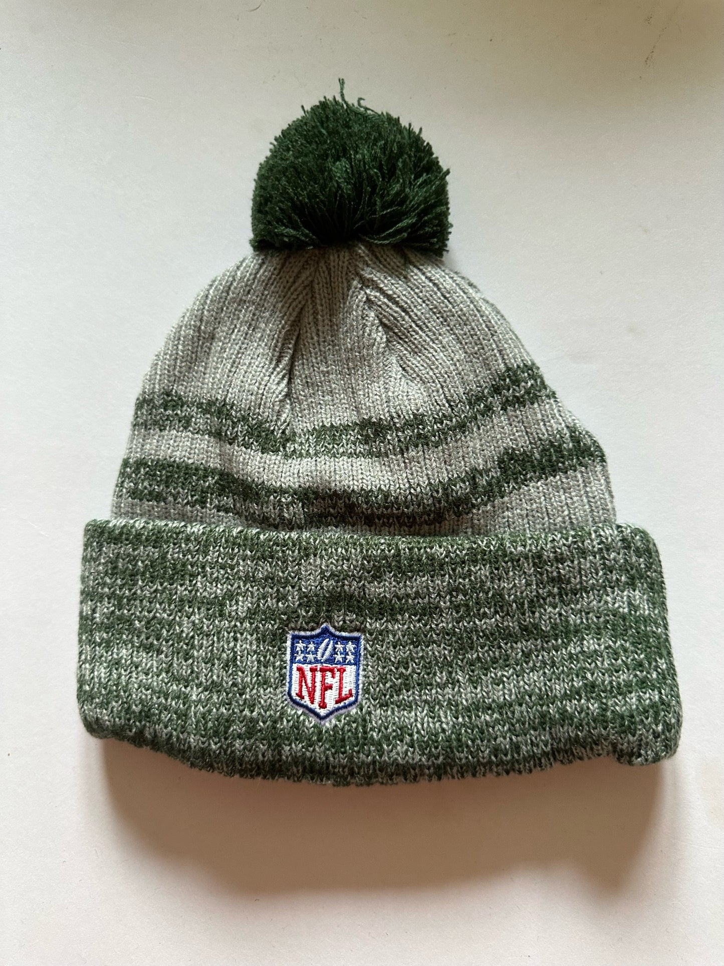 Green Bay Packers NFL Bobble Beanie Multi Colour With Tags on