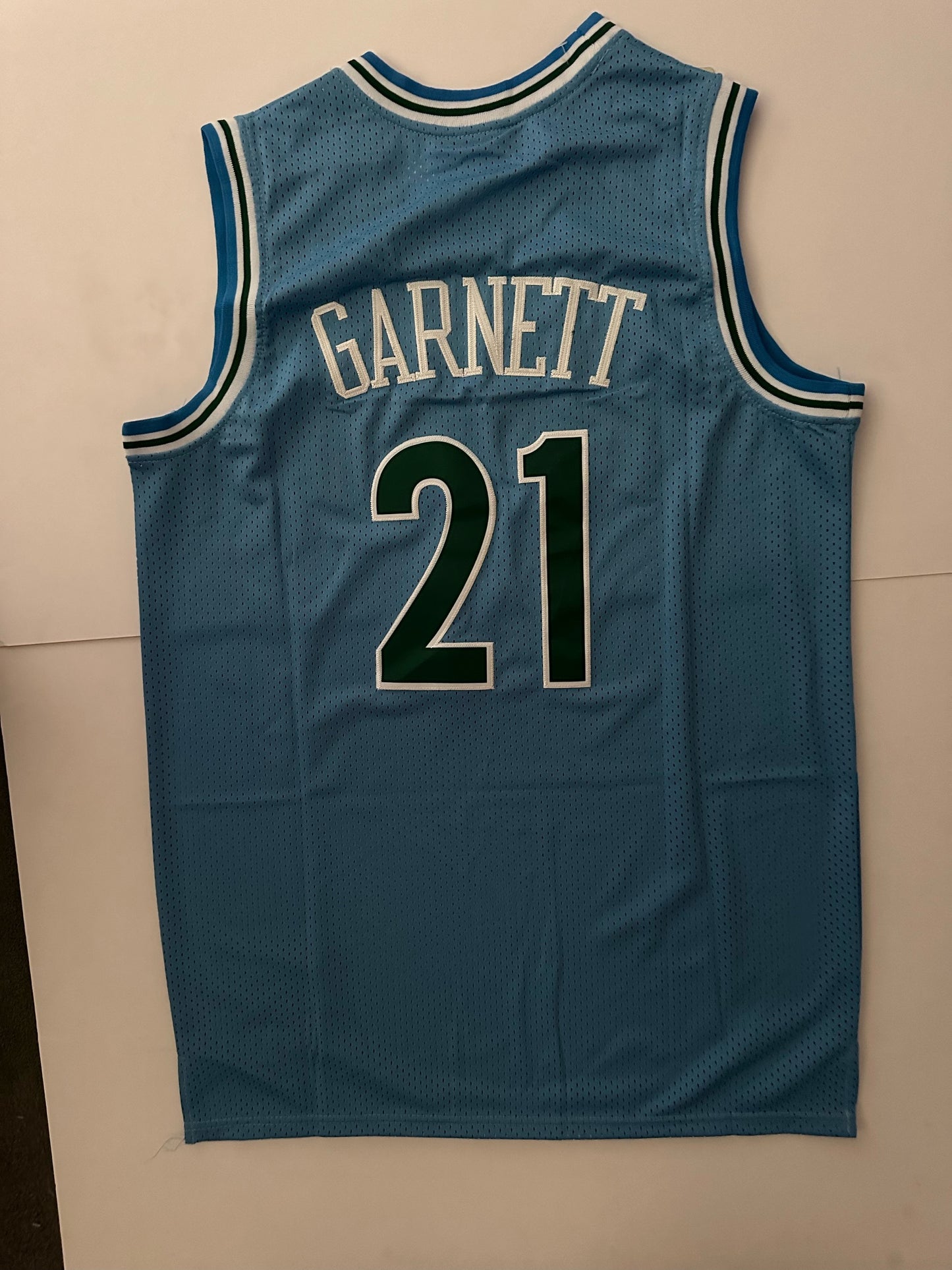 Minnesota Timberwolves NBA Hardwood Classics Garnett Basketball Vest Large 21 Blue