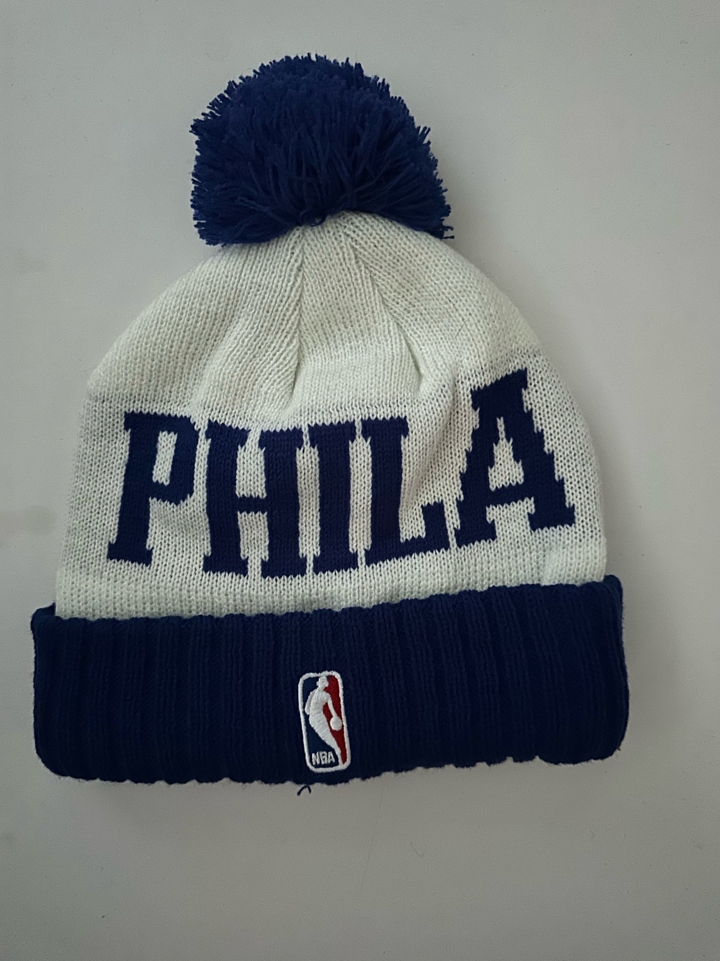 Philadelphia 76ers NBA Bobble Beanie Multi Colour With Tags on