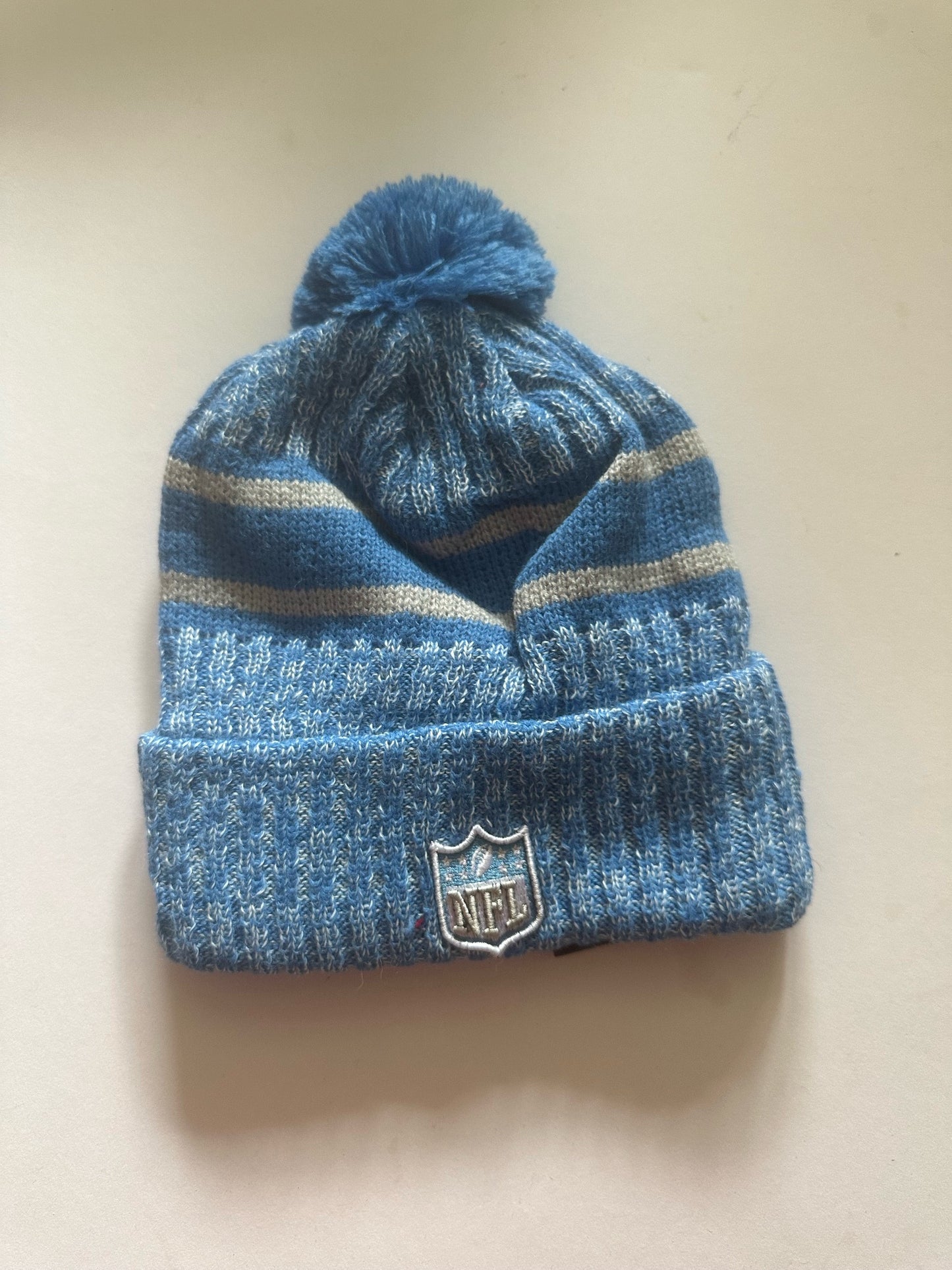 Detroit Lions NFL Bobble Beanie Multi Colour With Tags on