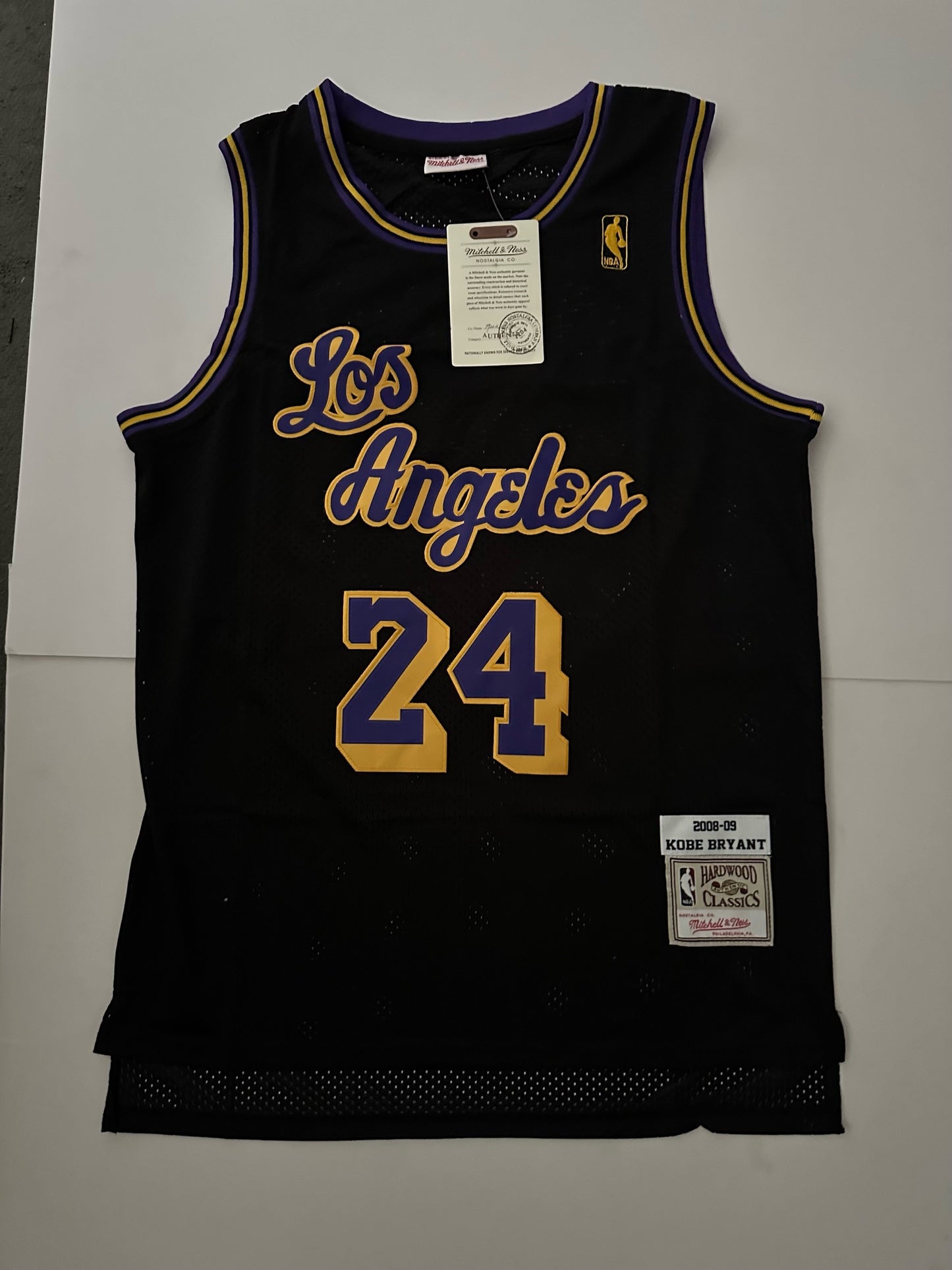Los Angeles LA Lakers NBA Hardwood Classics Basketball Vest Large Black 24