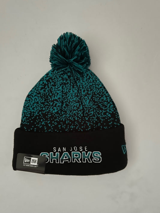 San Jose Sharks NHL Bobble Beanie Multi Colour With Tags on