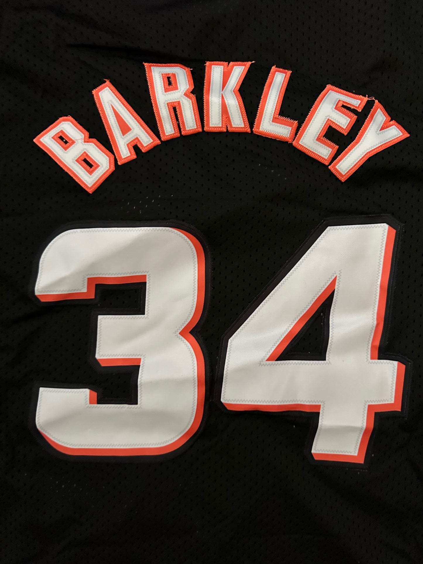 Phoenix Suns NBA Hardwood Classics Basketball Vest Large Barkley 34 Black