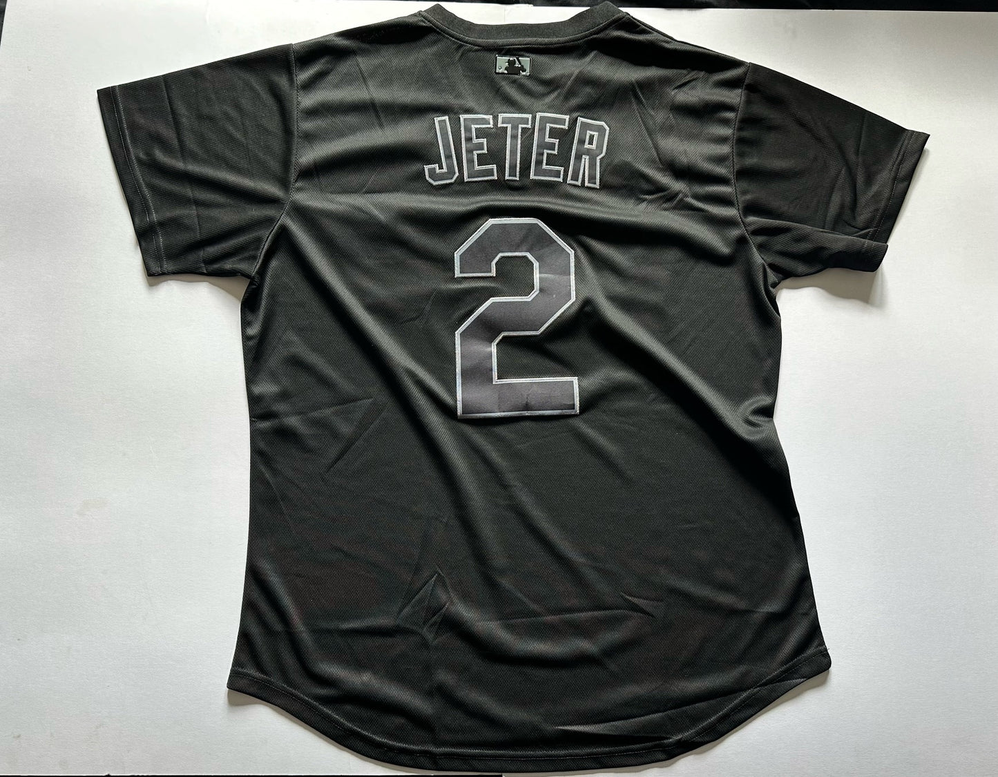 New York Yankees MLB Baseball Shirt Large Jeter 2 Black