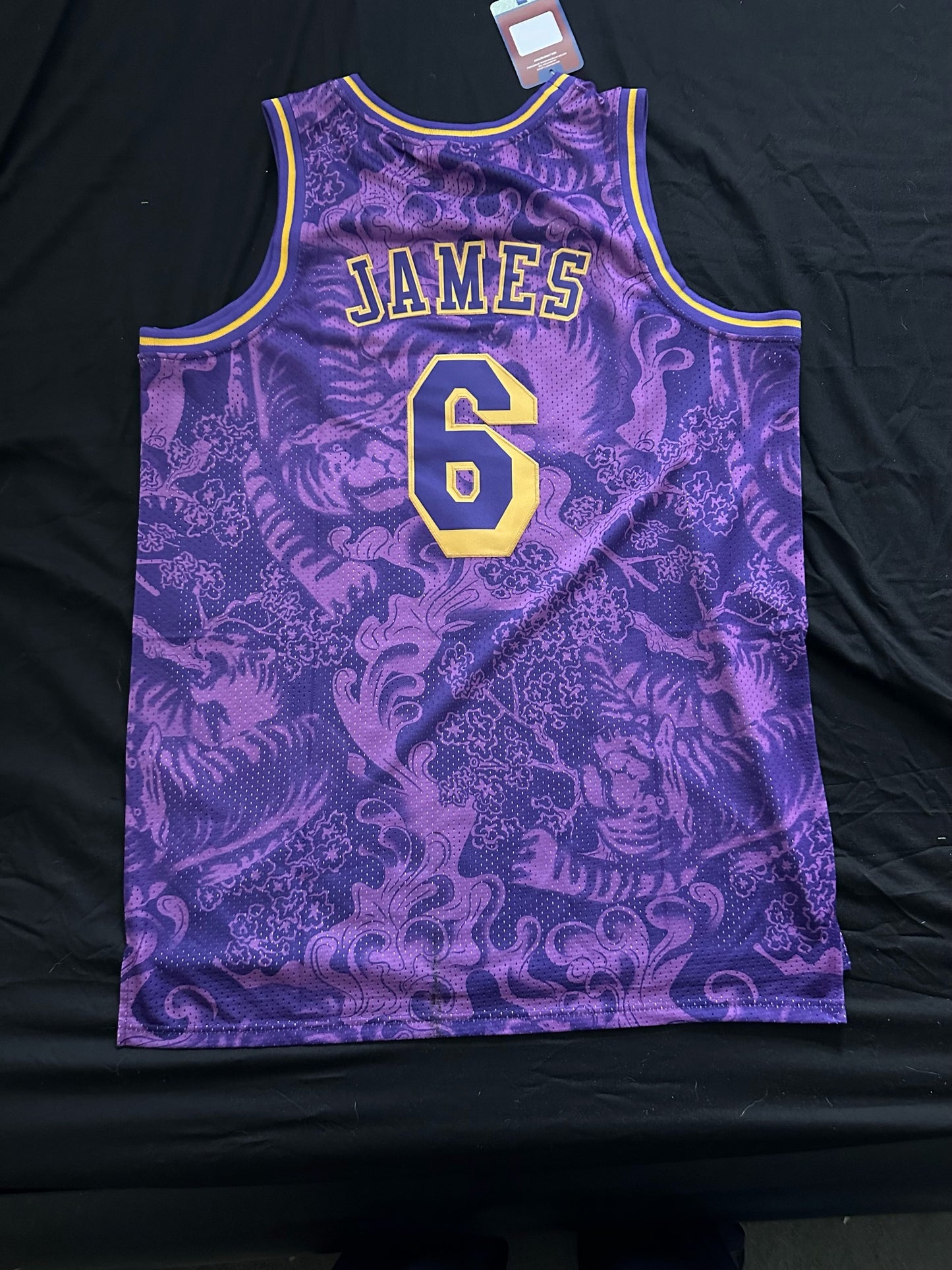 Retro Hardwood Classics Orlando Magic James Basketball Vest Large