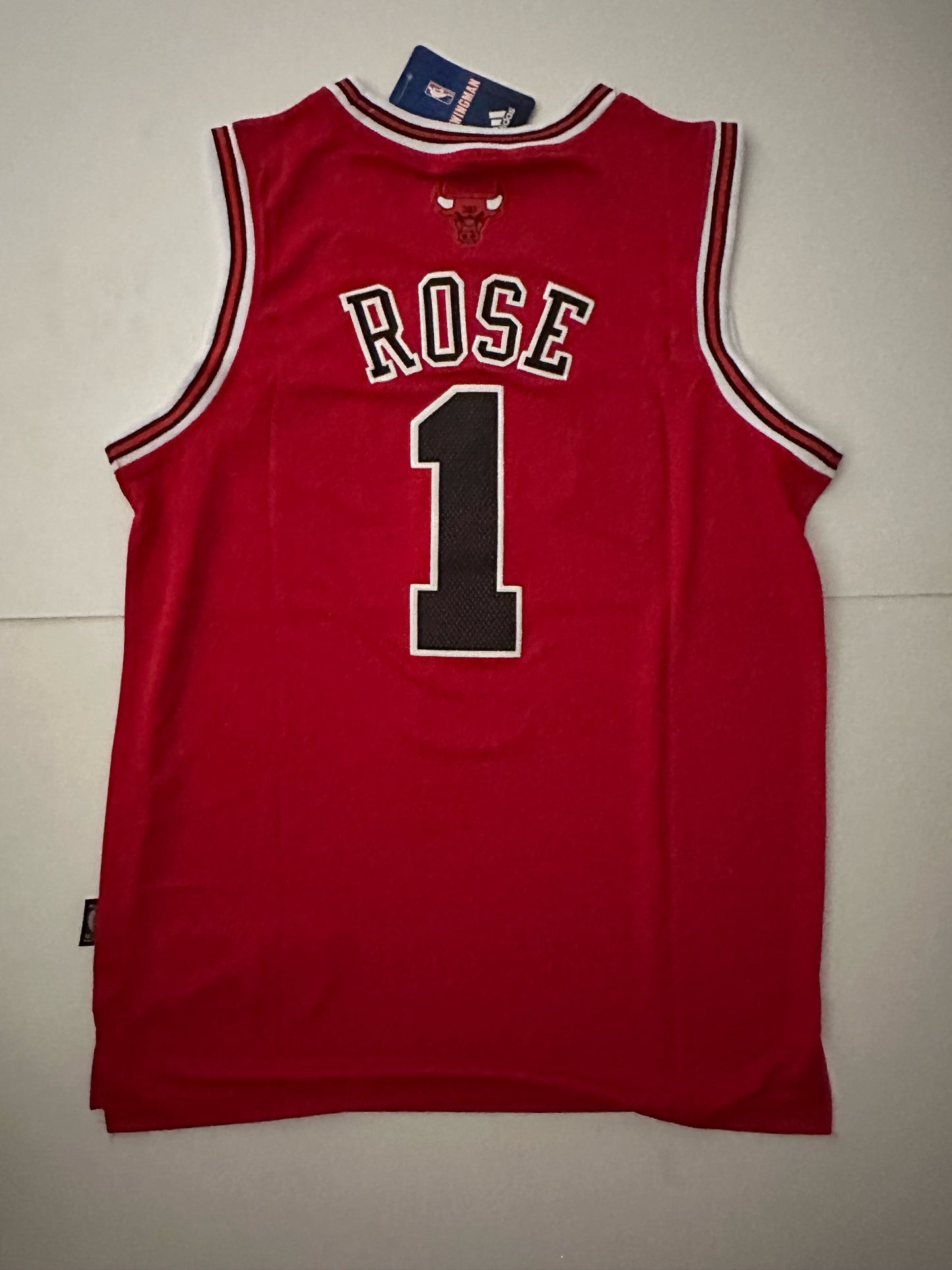 Chicago Bulls NBA Rose Basketball Vest Large 1 Red
