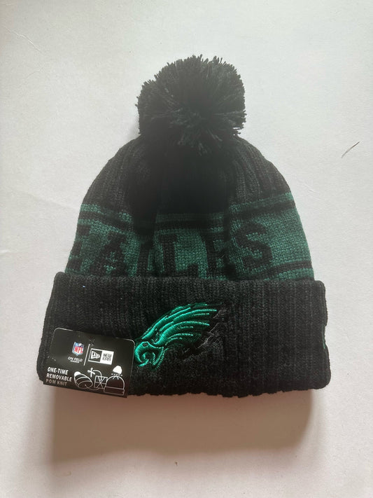 Philadelphia Eagles NFL Bobble Beanie Multi Colour With Tags on