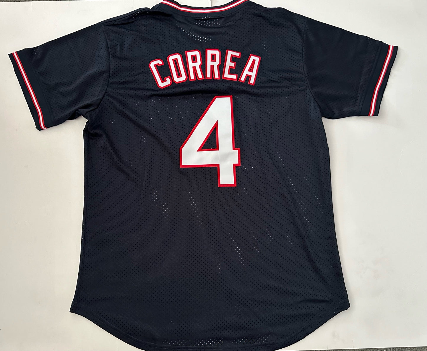 Minnesota Twins MLB Baseball Shirt Large Correa 4 Blue