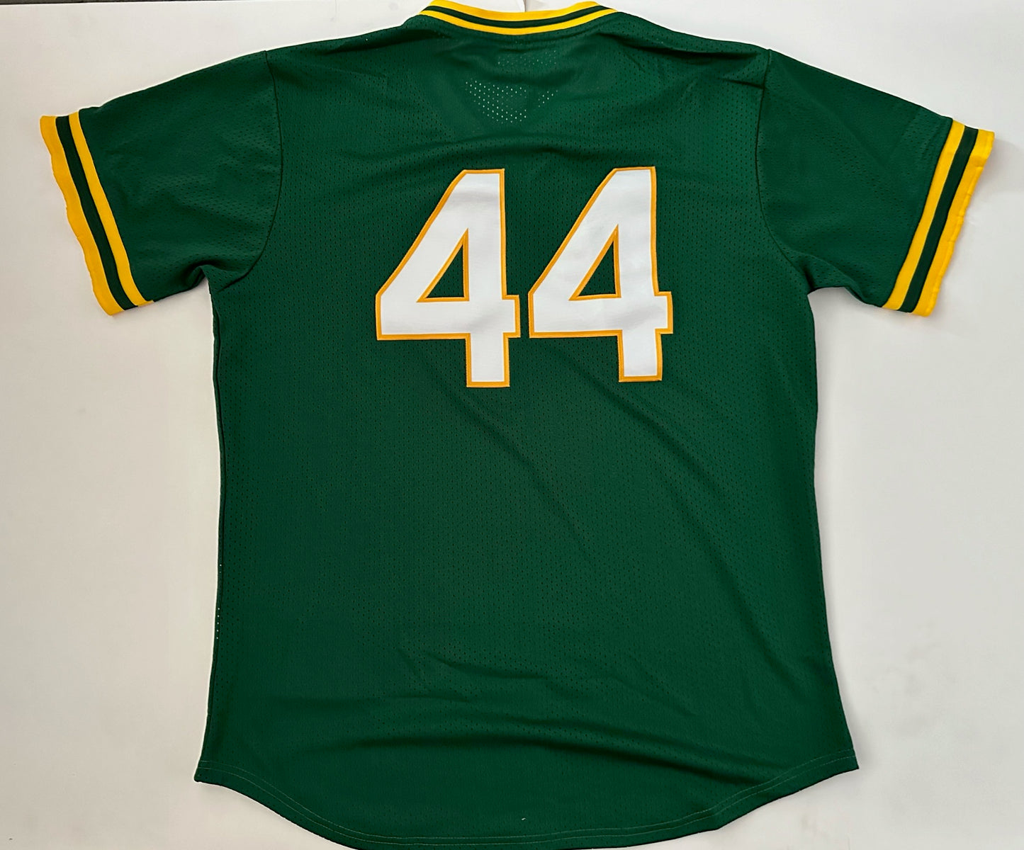Oakland A's Athletics MLB Baseball Shirt Large Jackson 44 Green