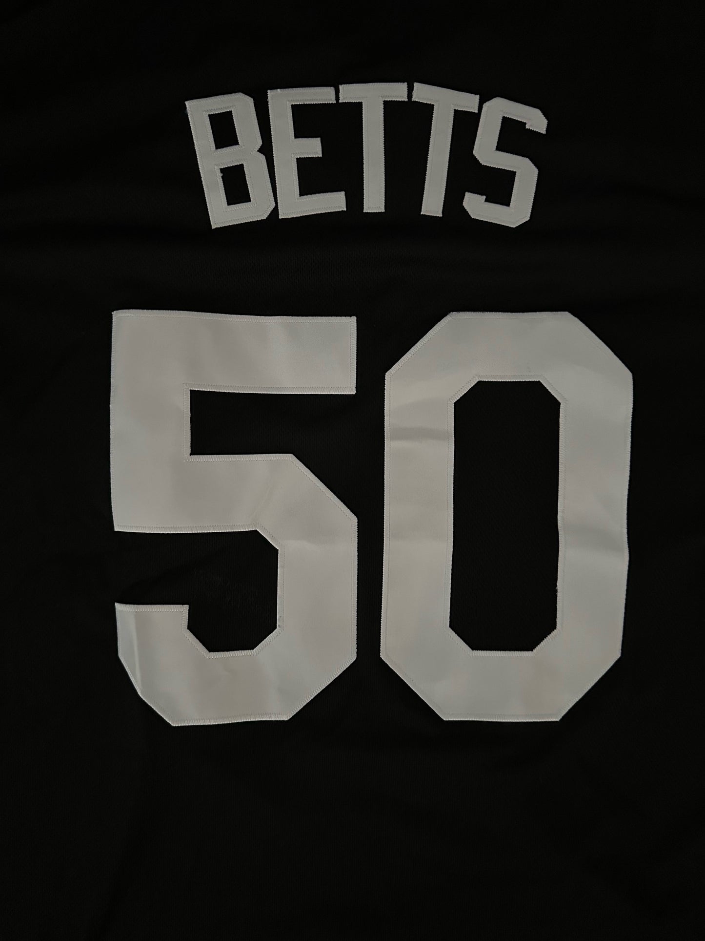 Los Angeles LA Dodgers MLB Baseball Shirt Large Betts 50 Black