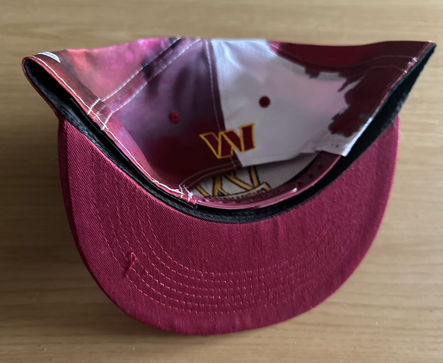 Washington Commanders NFL SnapBack Camo Baseball Cap Multicolour New With Sticker