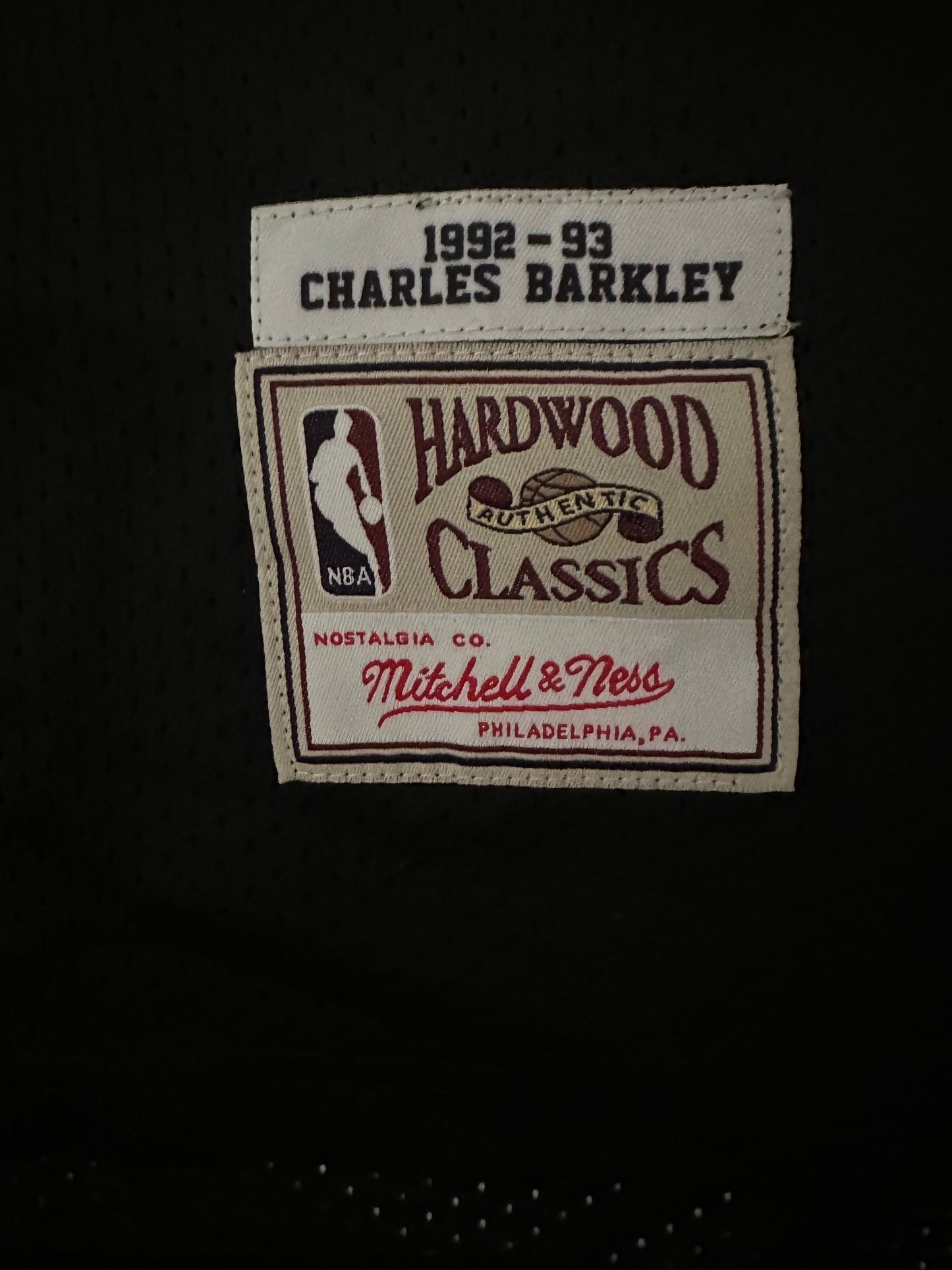 Phoenix Suns NBA Hardwood Classics Basketball Vest Large Barkley 34 Black