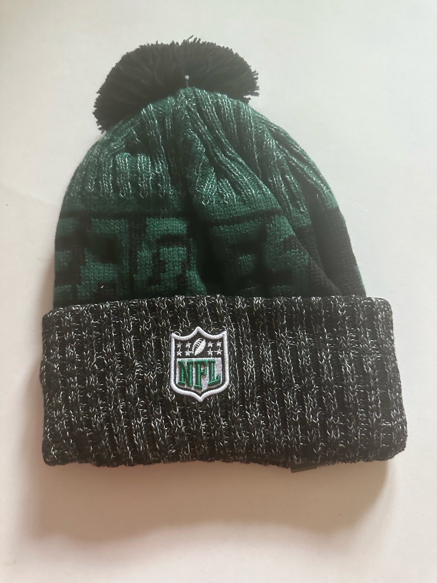 Philadelphia Eagles NFL Bobble Beanie Multi Colour With Tags on