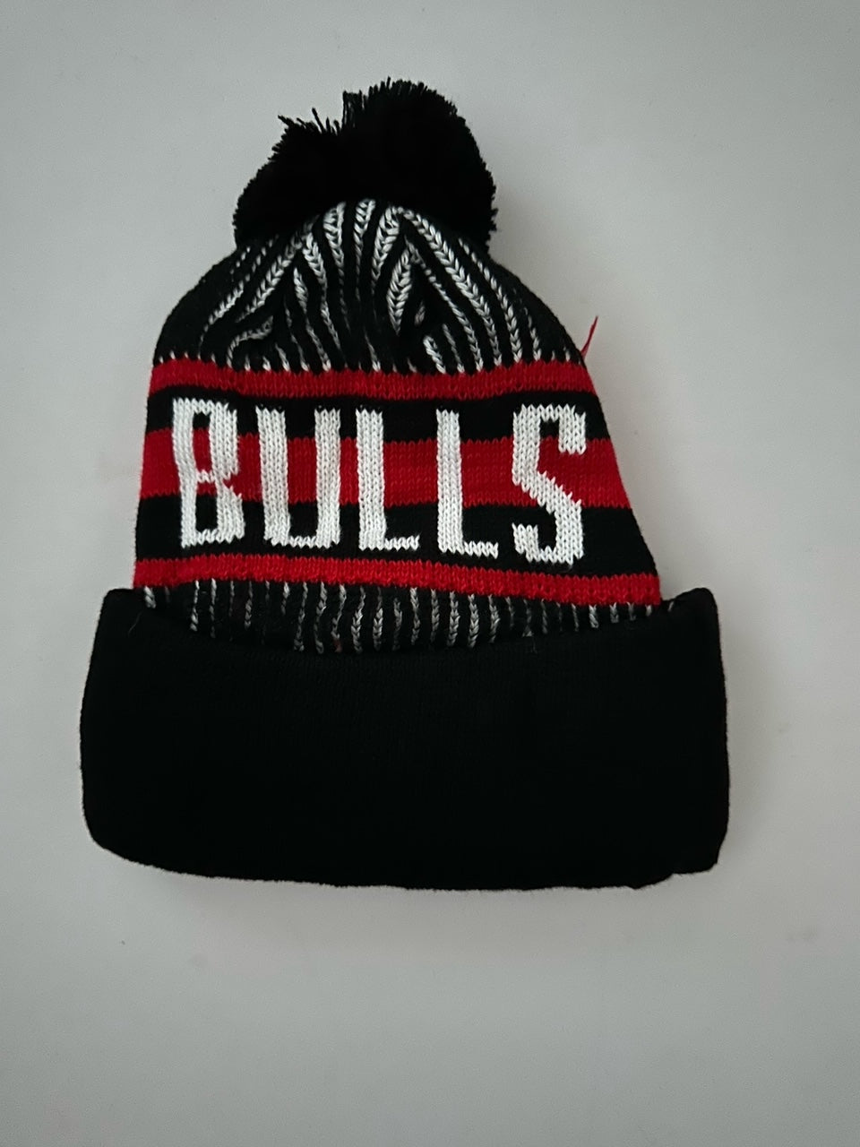 Chicago Bulls NBA Bobble Beanie Multi Colour With Tags on