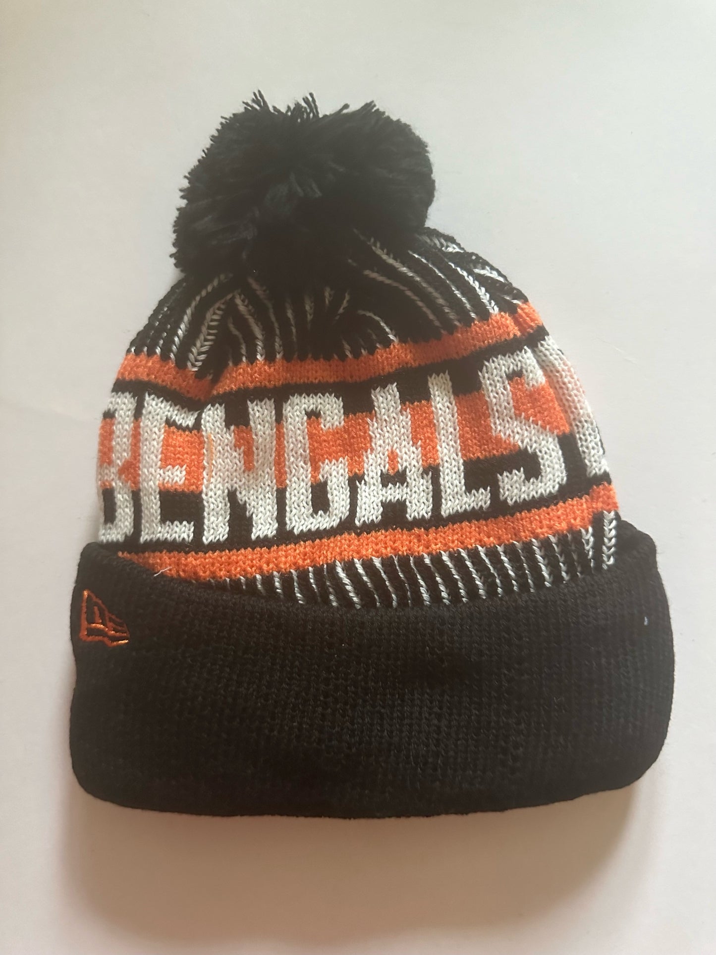 Cincinnati Bengals NFL Bobble Beanie Multi Colour With Tags on