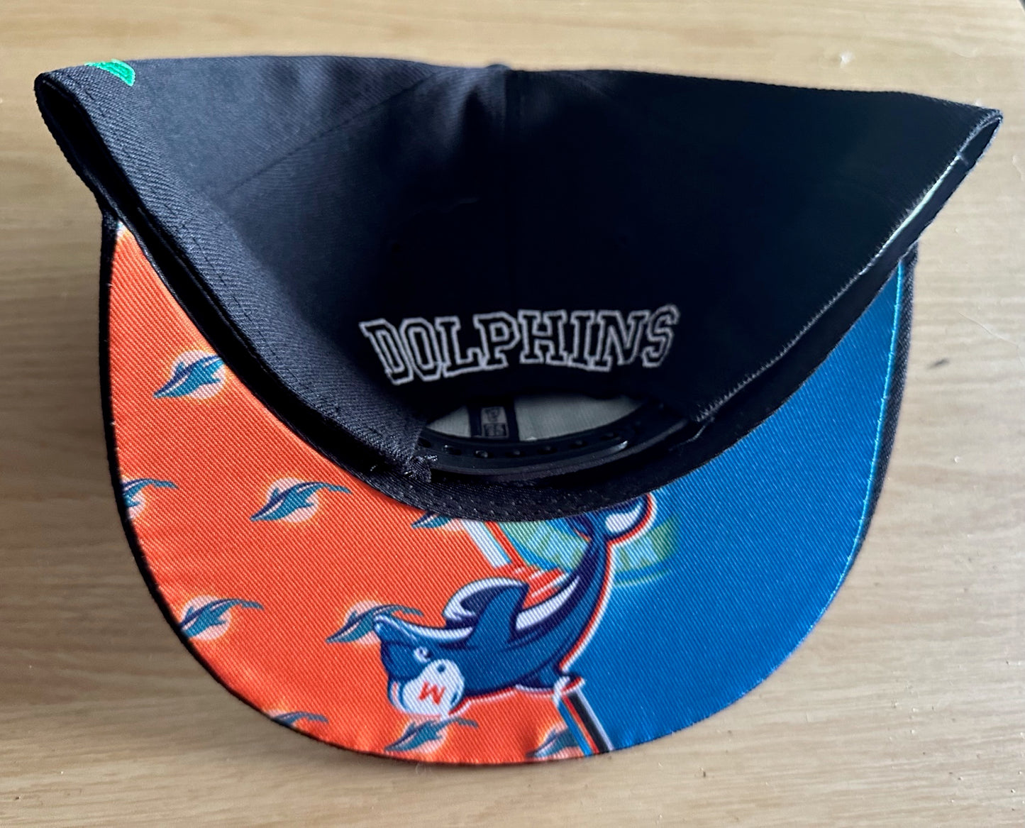 Miami Dolphins NFL SnapBack Baseball Cap Multicolour New With Sticker