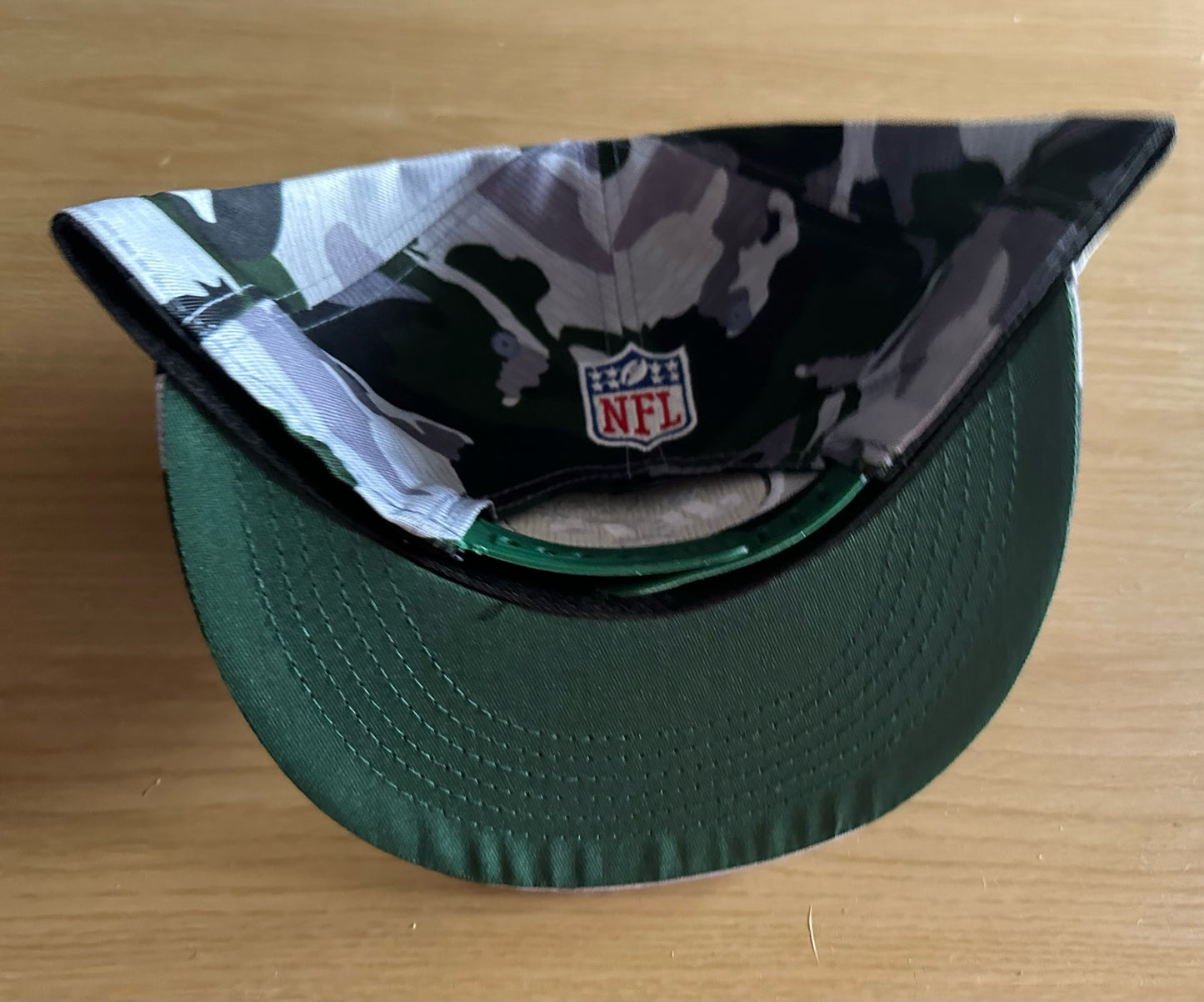 New York Jets NFL SnapBack Camo Baseball Cap Multicolour New With Sticker