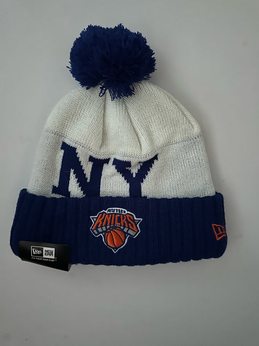 New York Knicks NBA Bobble Beanie Multi Colour With Tags on
