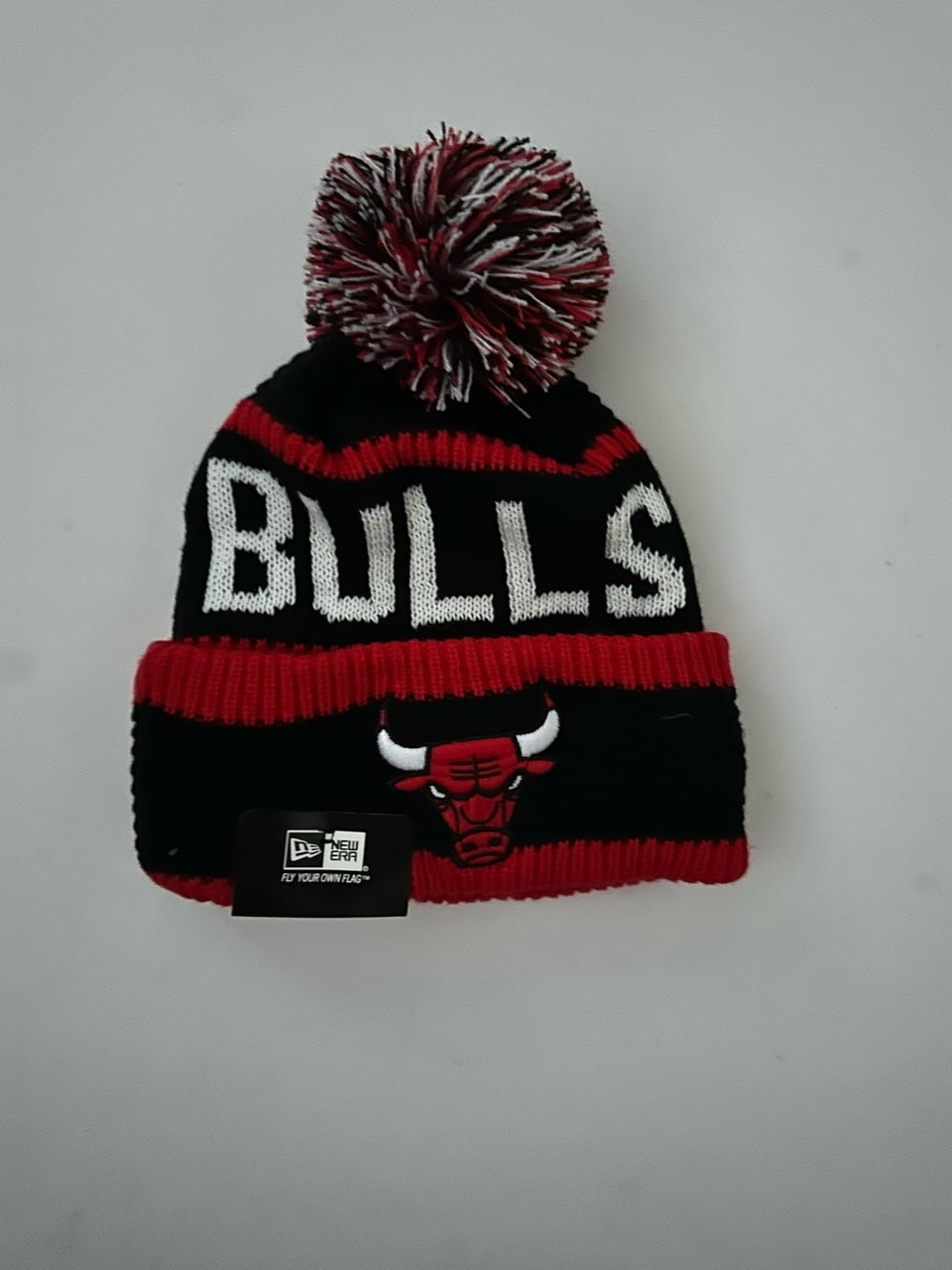 Chicago Bulls NBA Bobble Beanie Multi Colour With Tags on