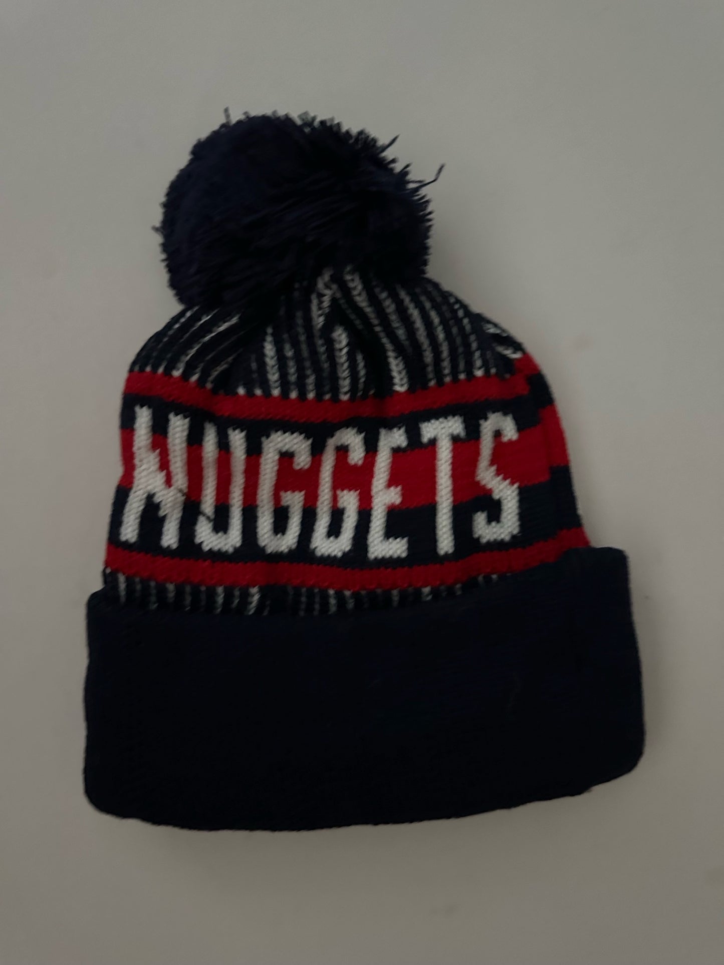 Denver Nuggets NBA Bobble Beanie Multi Colour With Tags on