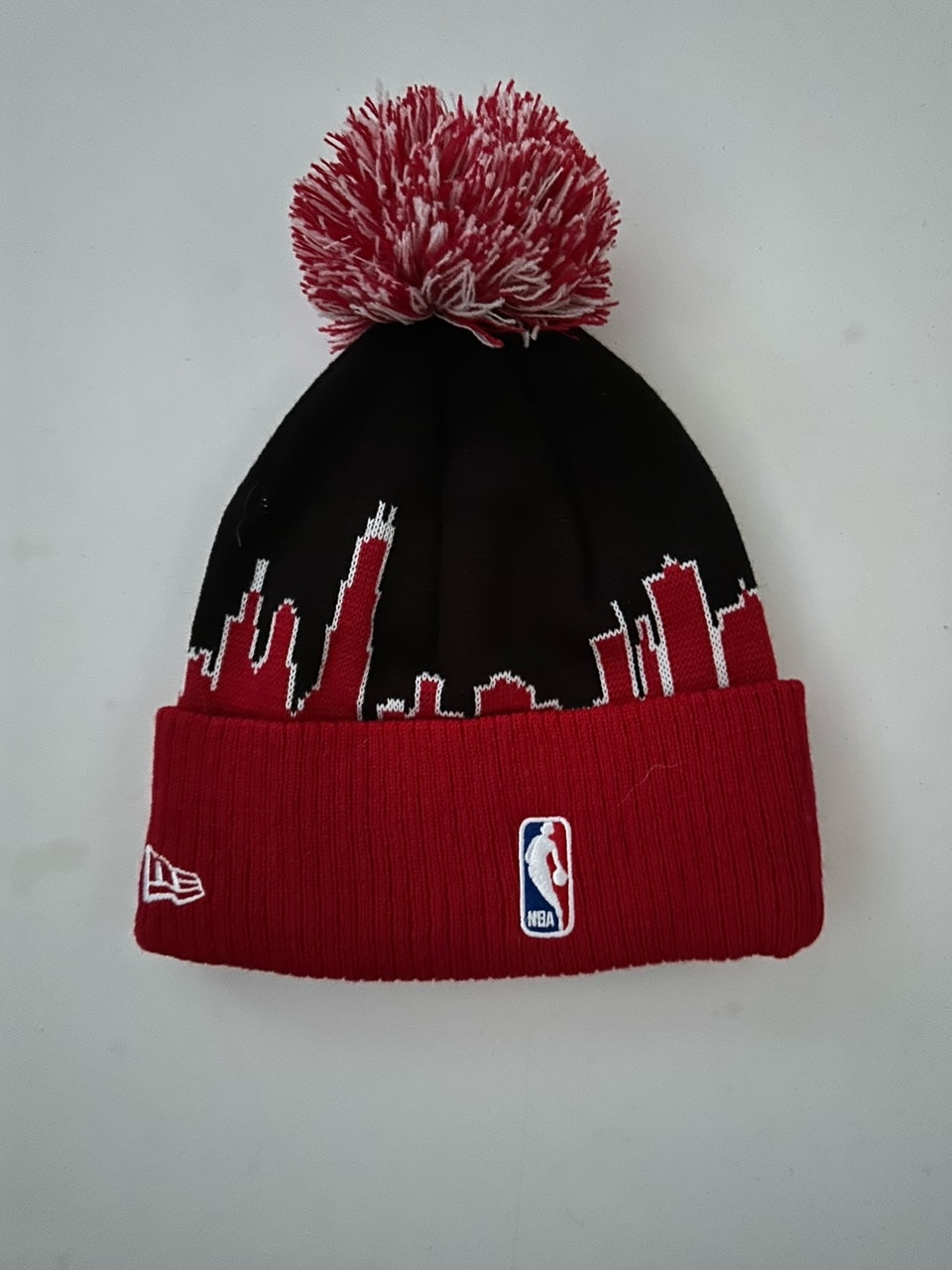 Chicago Bulls NBA Bobble Beanie Multi Colour With Tags on