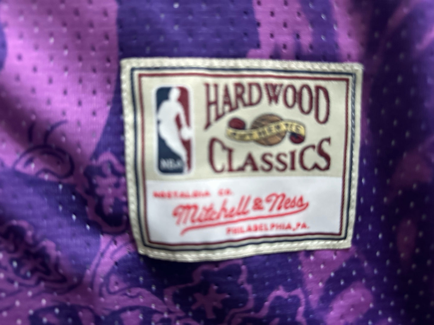 Retro Hardwood Classics Orlando Magic James Basketball Vest Large