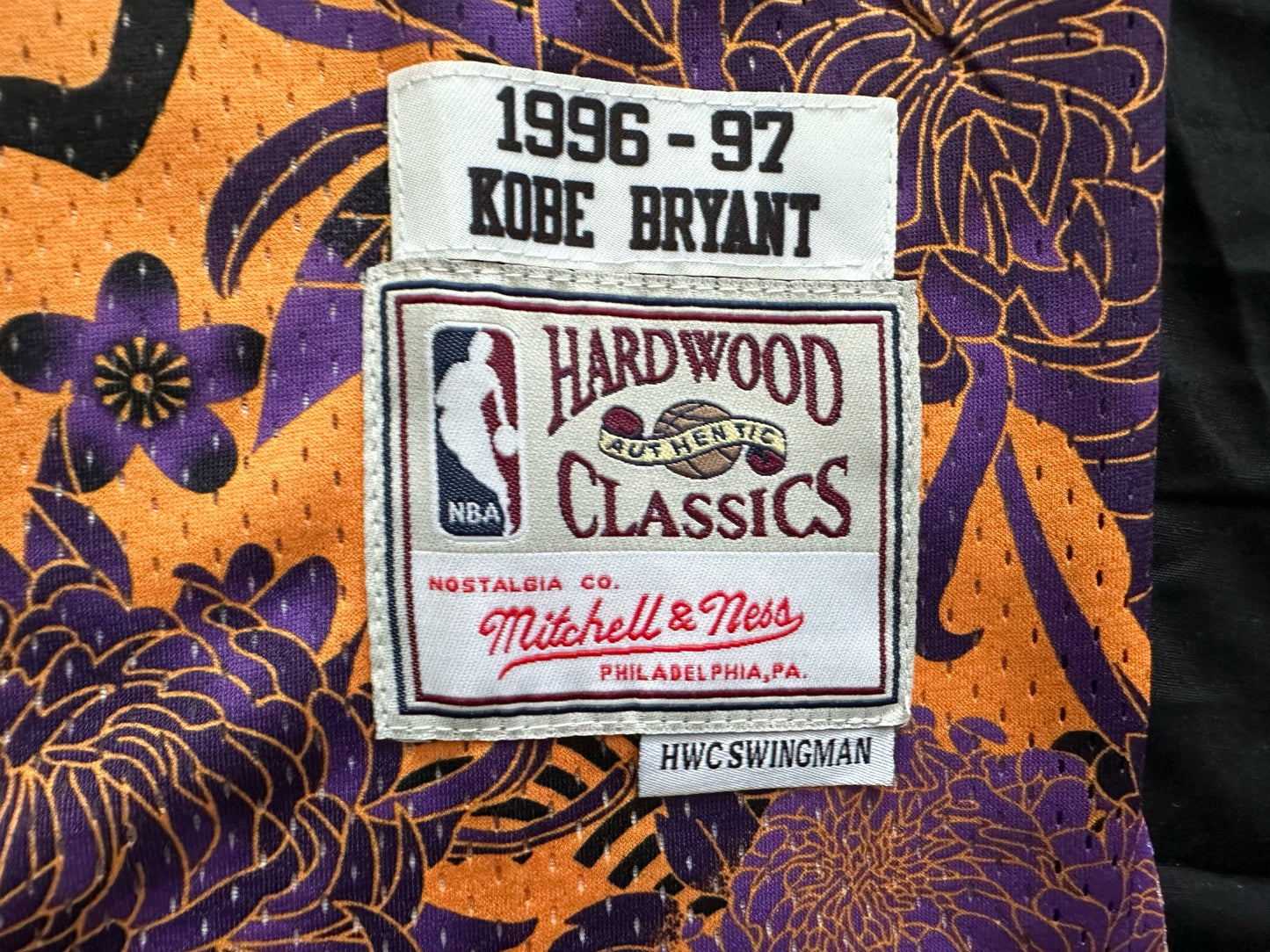 Retro Hardwood Classics Los Angeles Lakers Bryant Basketball Vest Large