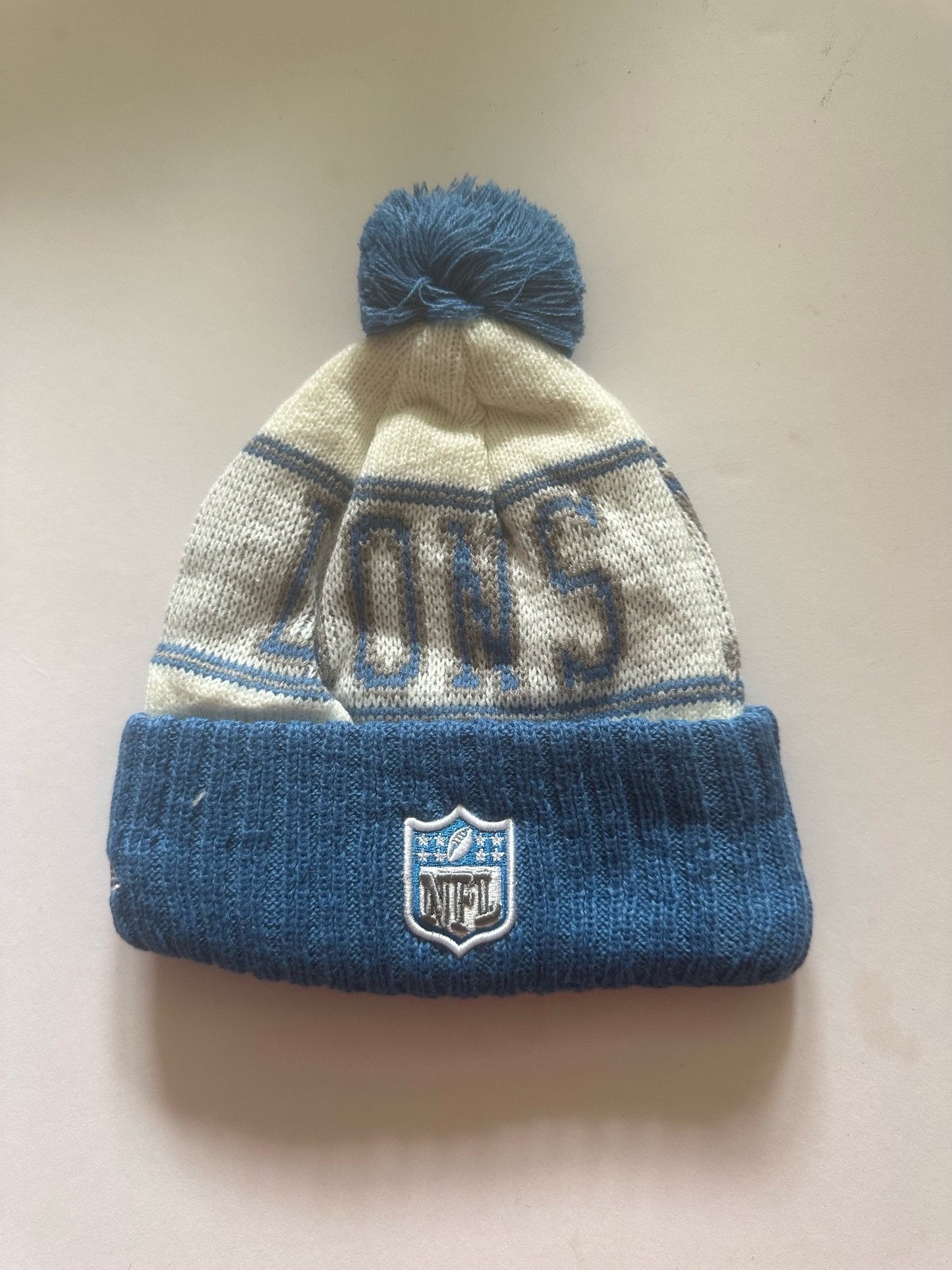 Detroit Lions NFL Bobble Beanie Multi Colour With Tags on