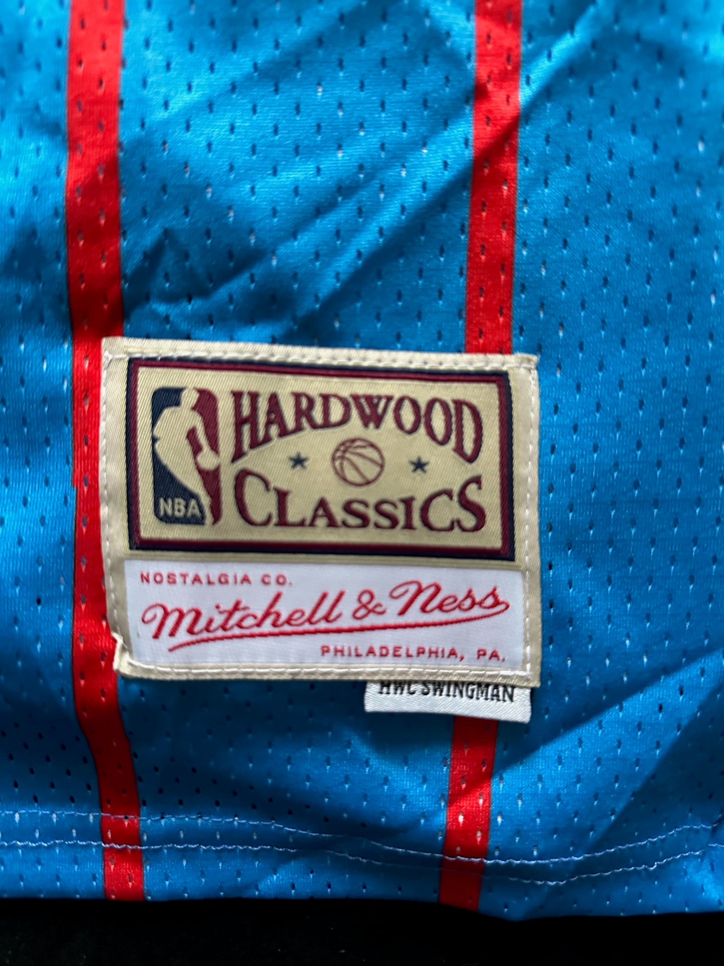 Retro Hardwood Classics Houston Rockets Yao Ming Basketball Vest Large