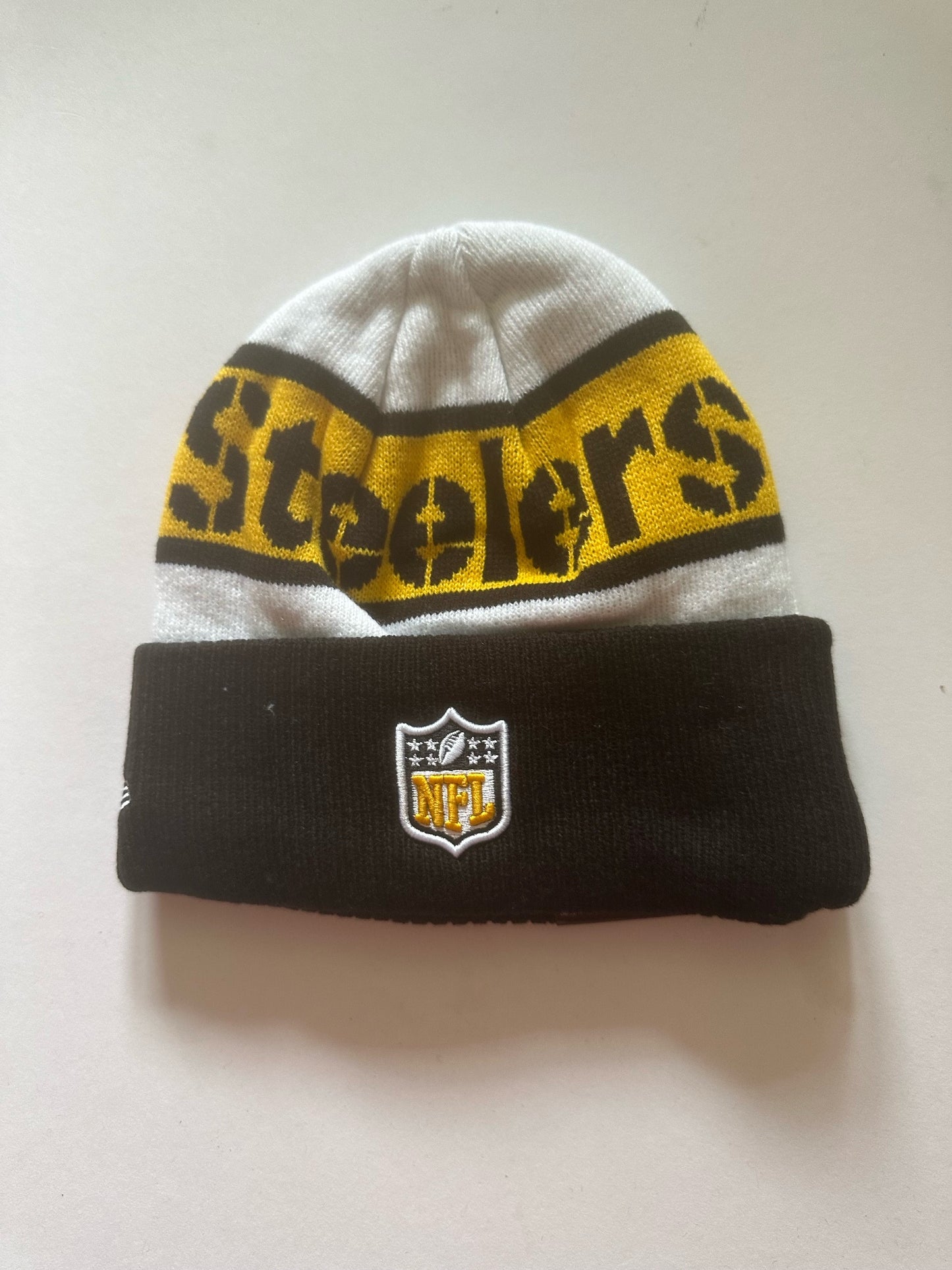Pittsburgh Steelers NFL Bobble Beanie Multi Colour With Tags on