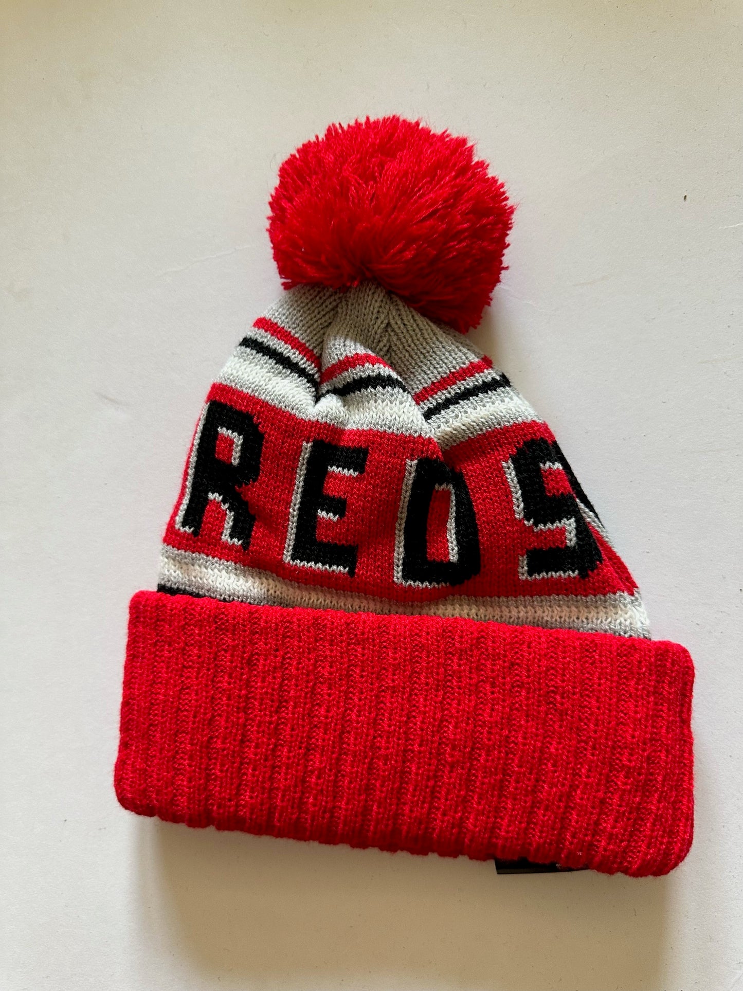 Cincinnati Reds MLB Bobble Beanie Multi Colour With Tags on