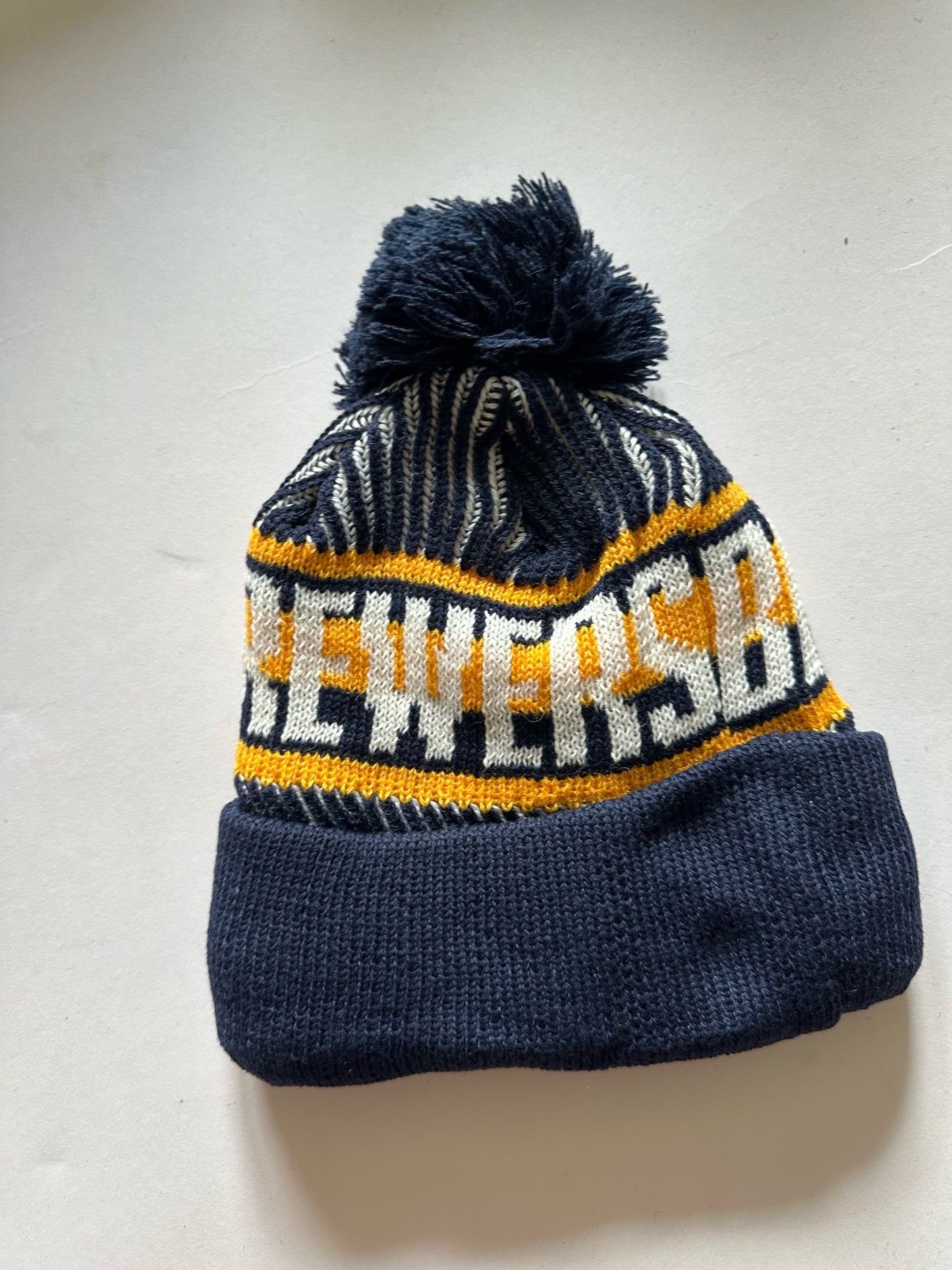 Milwaukee Brewers MLB Bobble Beanie Multi Colour With Tags on