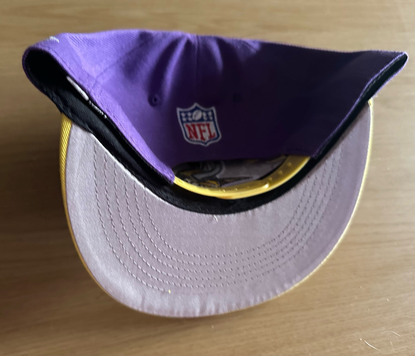Minnesota Vikings NFL SnapBack Camo Baseball Cap Multicolour New With Sticker