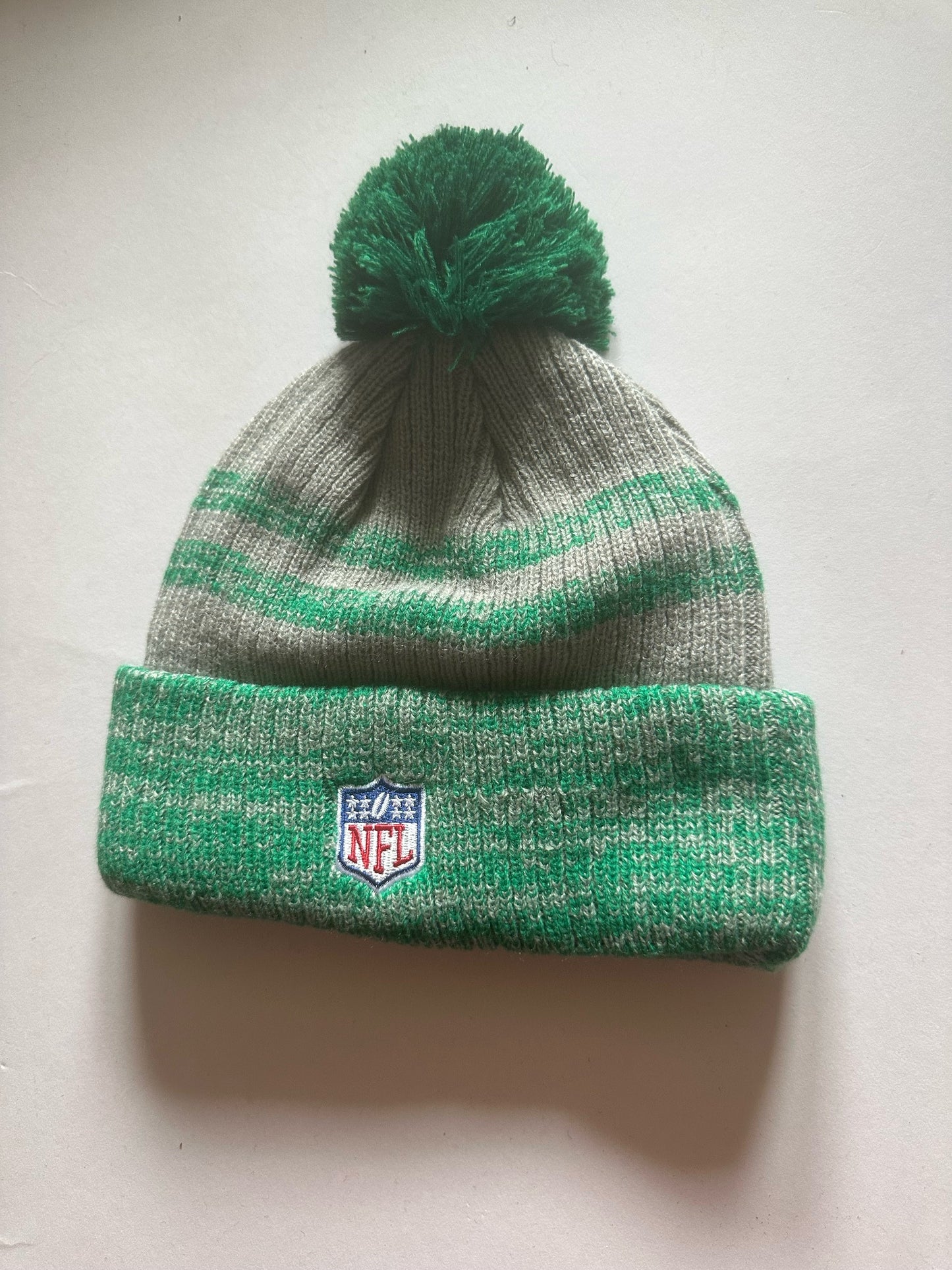 Philadelphia Eagles NFL Bobble Beanie Multi Colour With Tags on