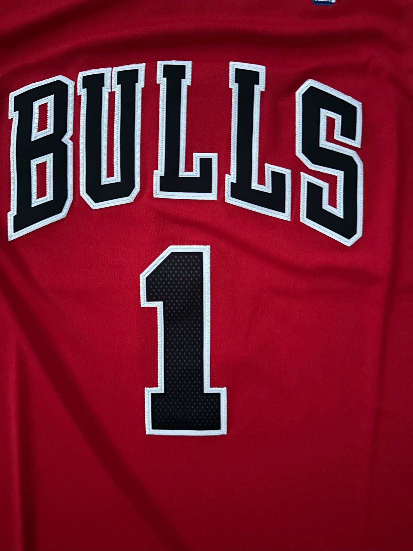 Chicago Bulls NBA Rose Basketball Vest Large 1 Red