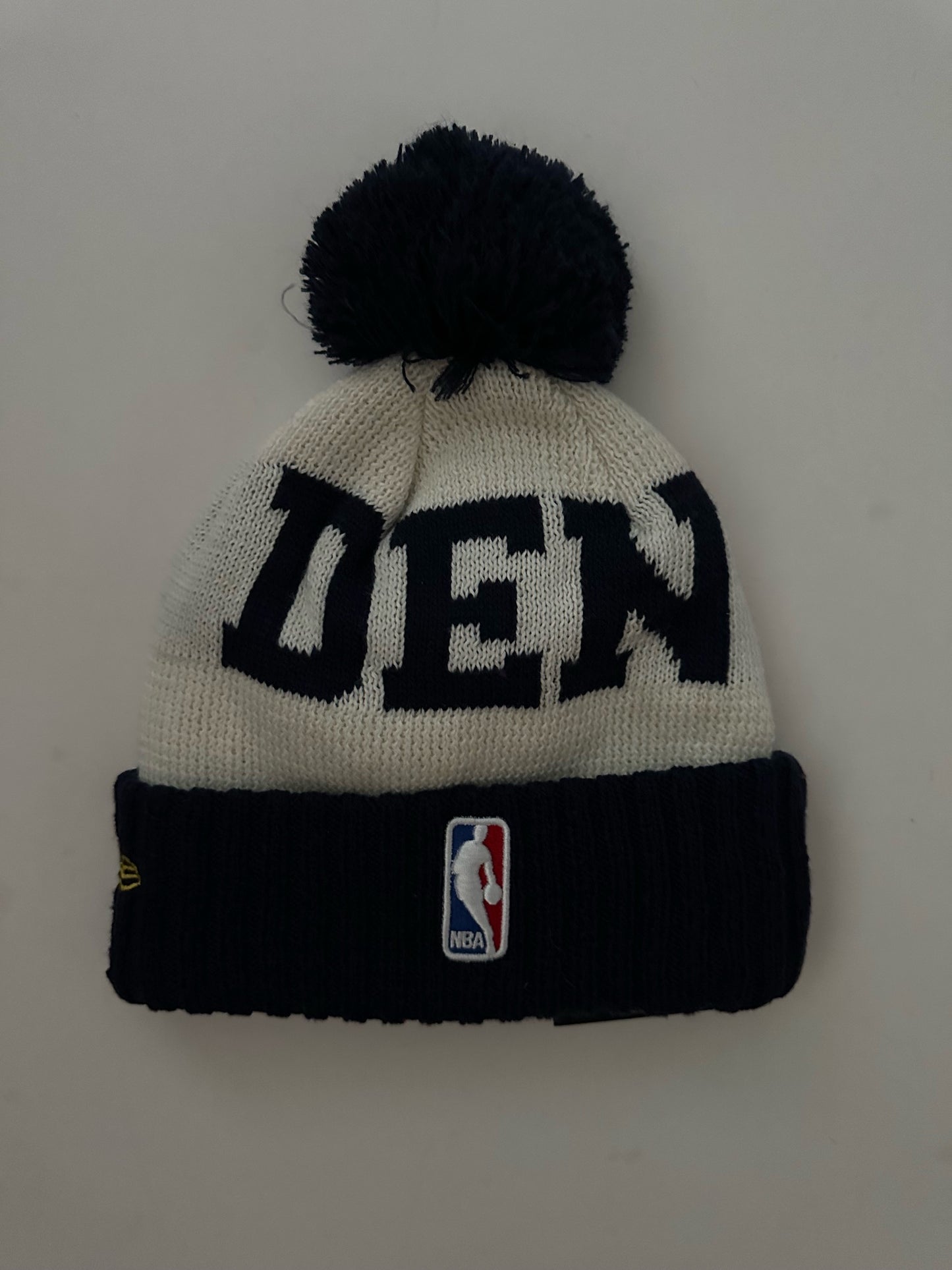 Denver Nuggets NBA Bobble Beanie Multi Colour With Tags on