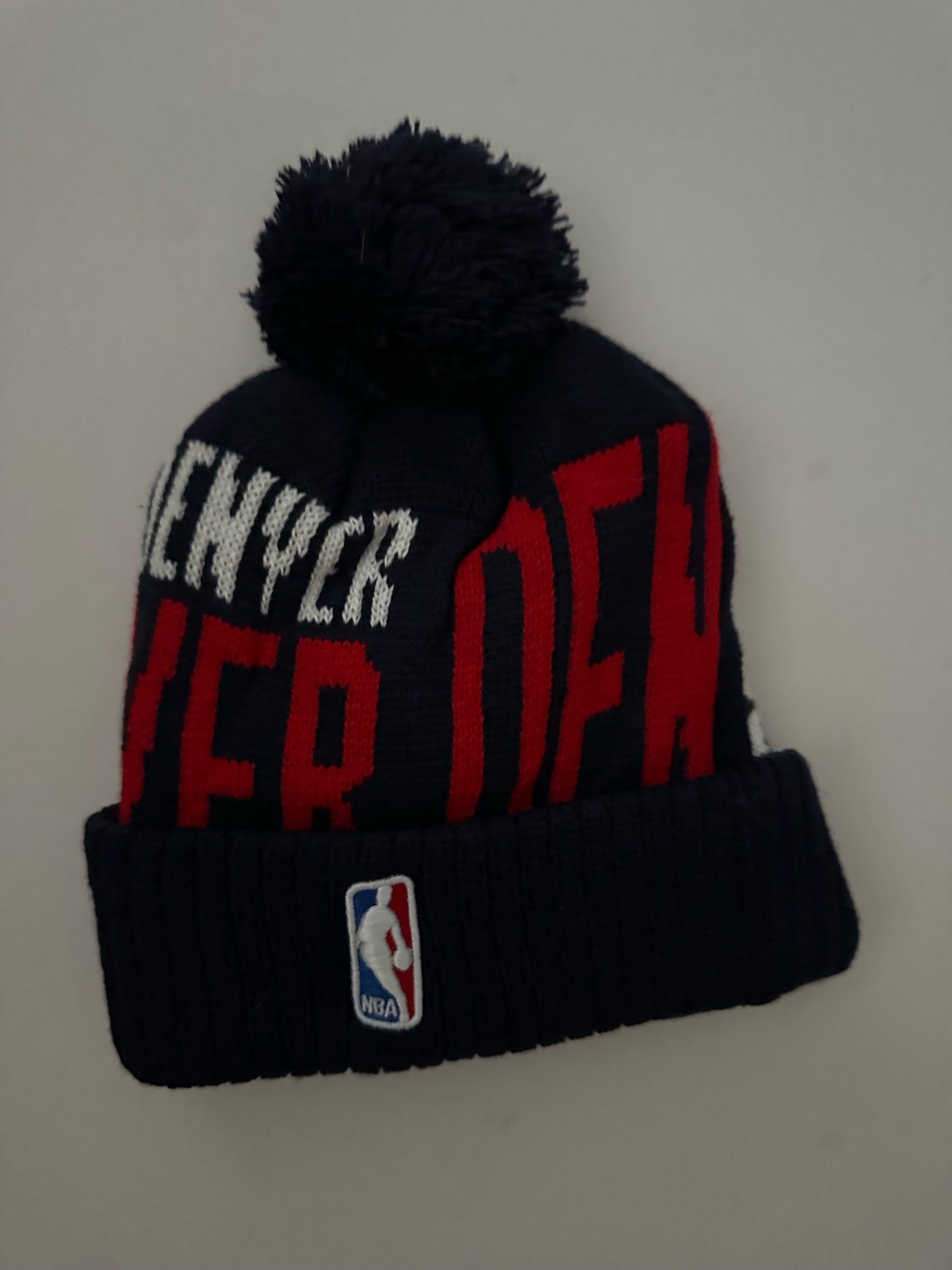 Denver Nuggets NBA Bobble Beanie Multi Colour With Tags on