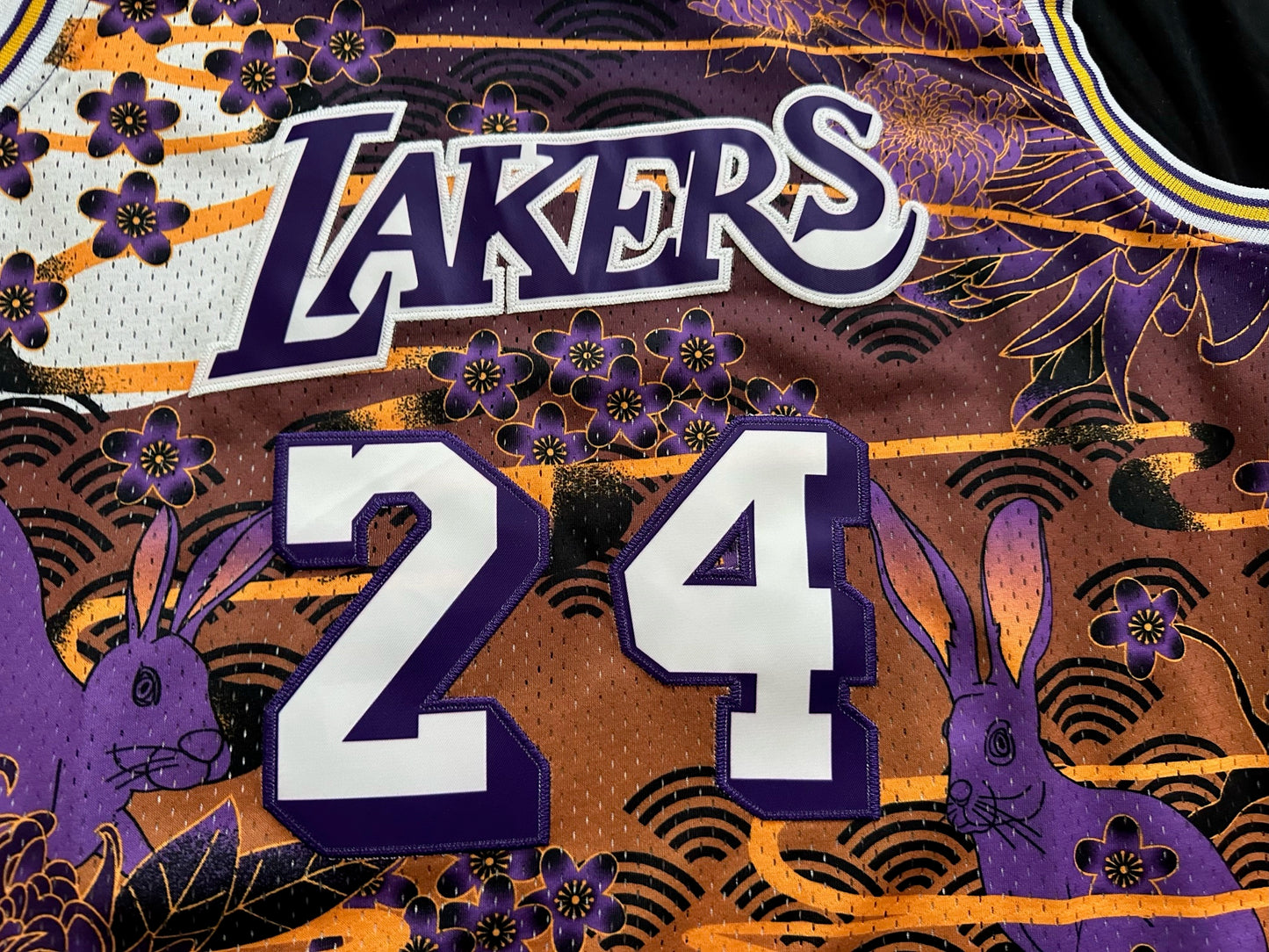 Retro Hardwood Classics Los Angeles Lakers Bryant Basketball Vest Large