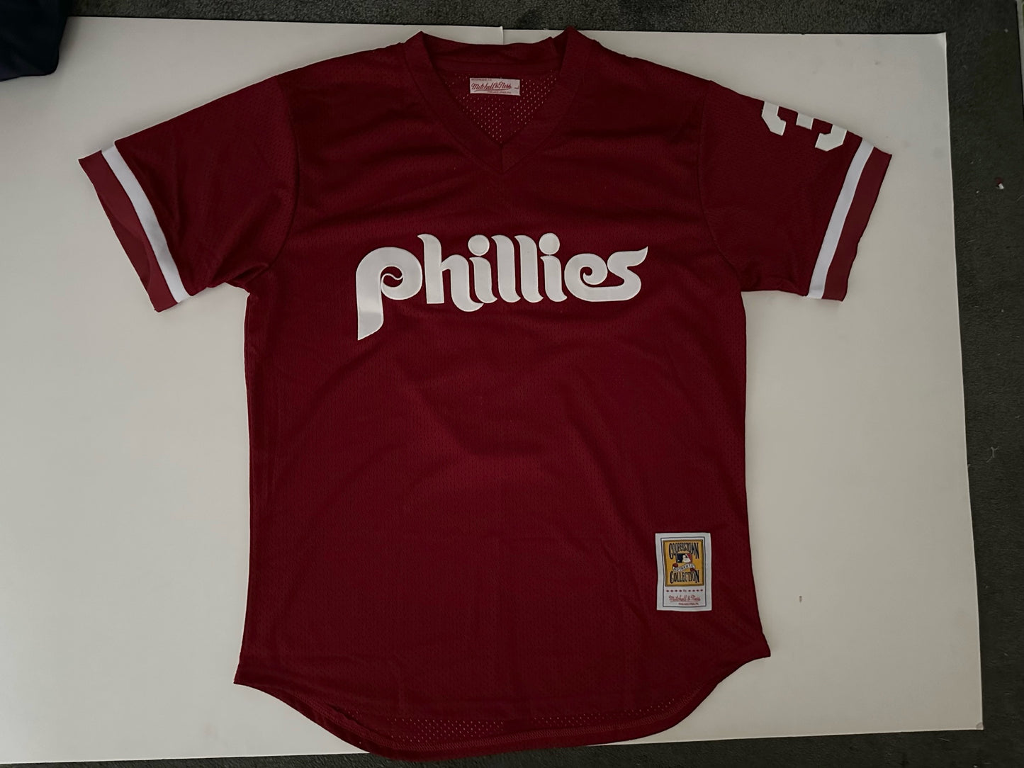 Philadelphia Phillies MLB Baseball Shirt Large Harper 3 Red