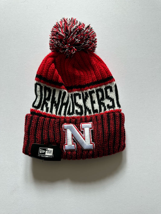 Nebraska Cornhuskers NCAA Bobble Beanie Multi Colour Tags on