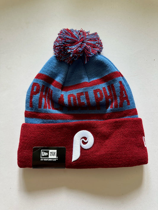 Philadelphia Phillies MLB Bobble Beanie Multi Colour With Tags on